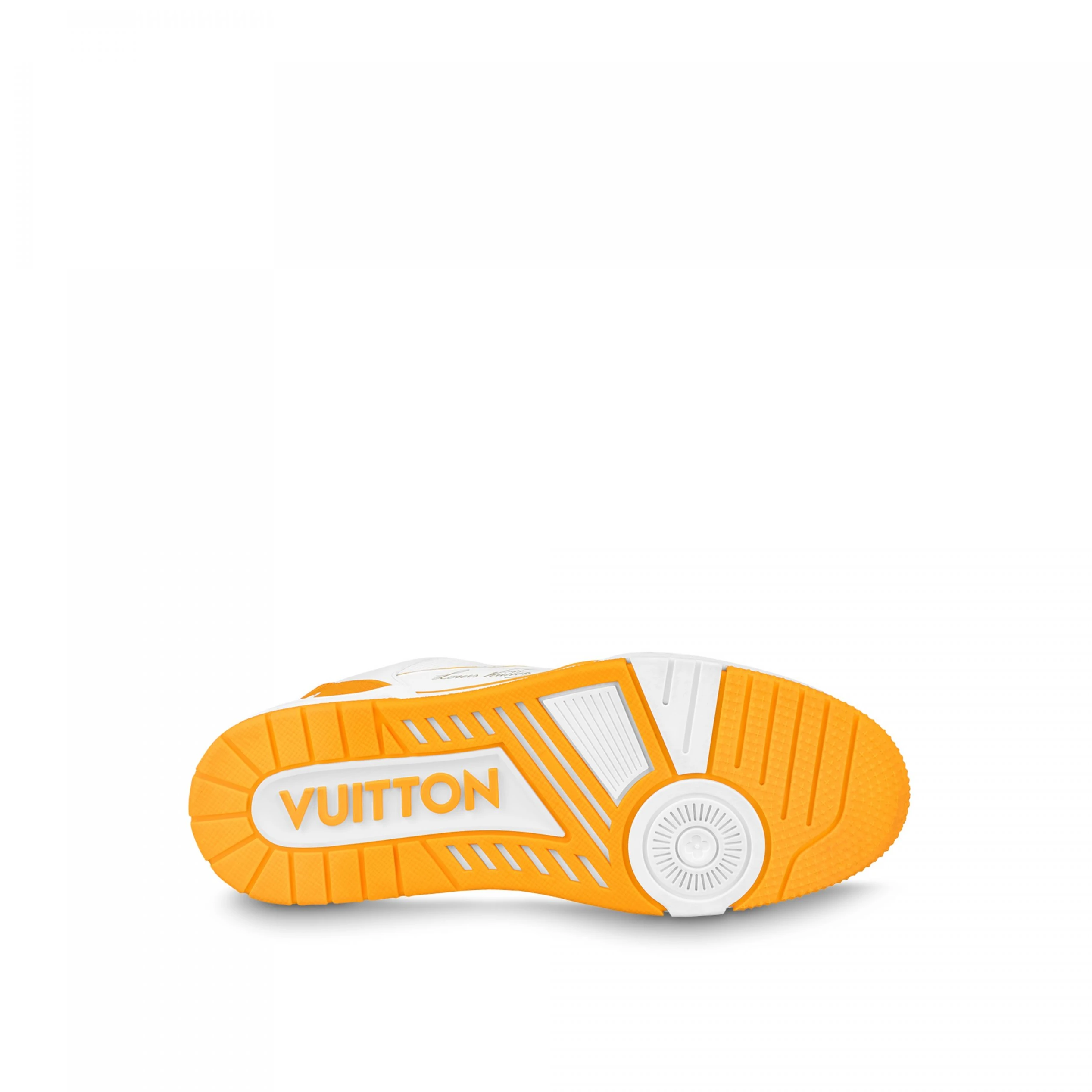 Mythick.ru Louis Vuitton LV Trainer Sneaker Velcro strap Monogram denim Yellow 1A9ZD4