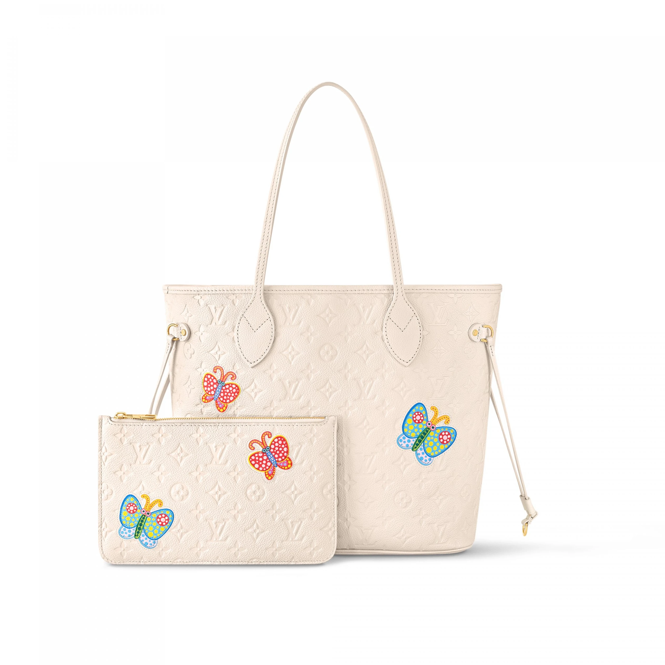 Replica bags Louis Vuitton LV x YK Neverfull MM M21733 Quartz