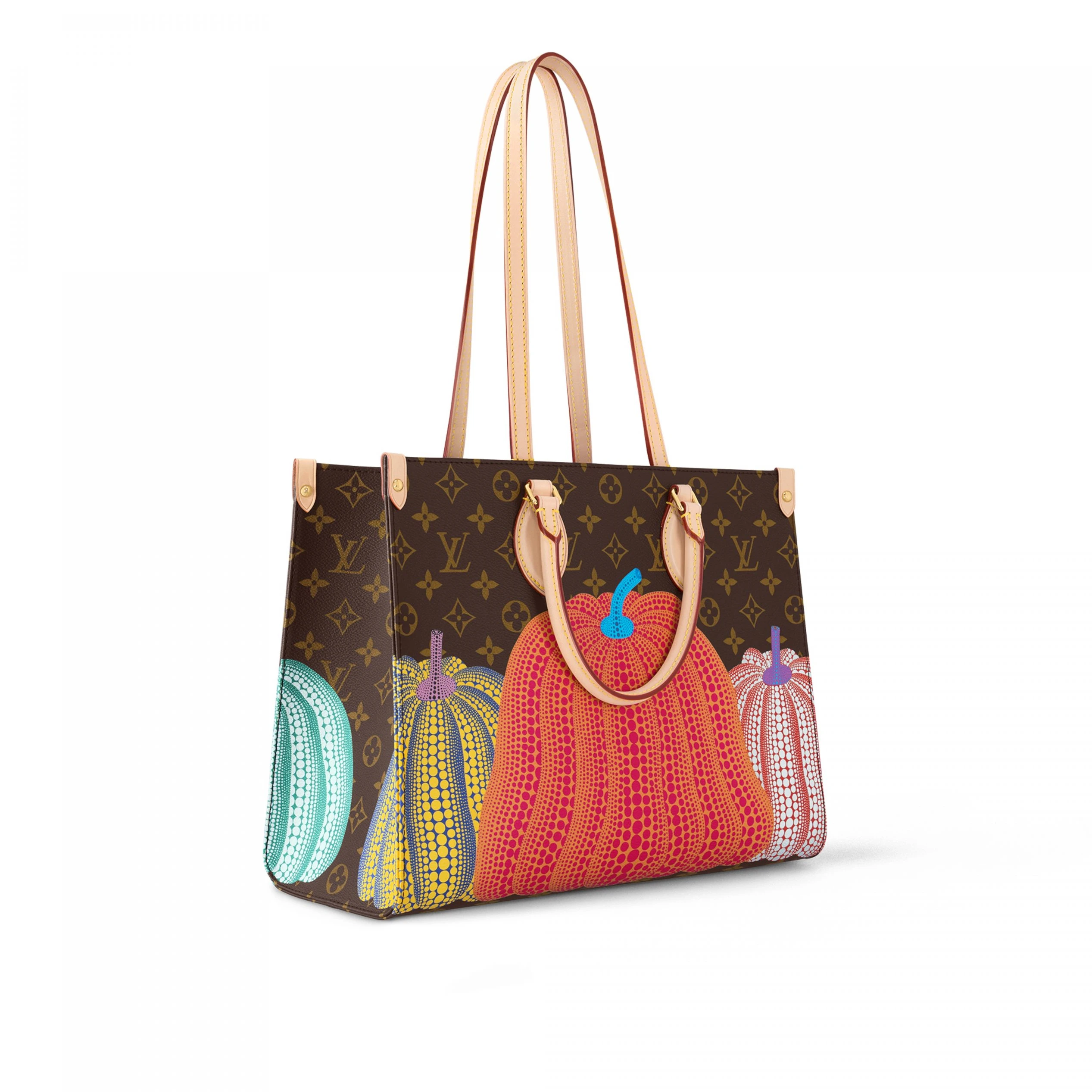 Replica bag Louis Vuitton LV x YK OnTheGo MM M46466 Pumpkin print