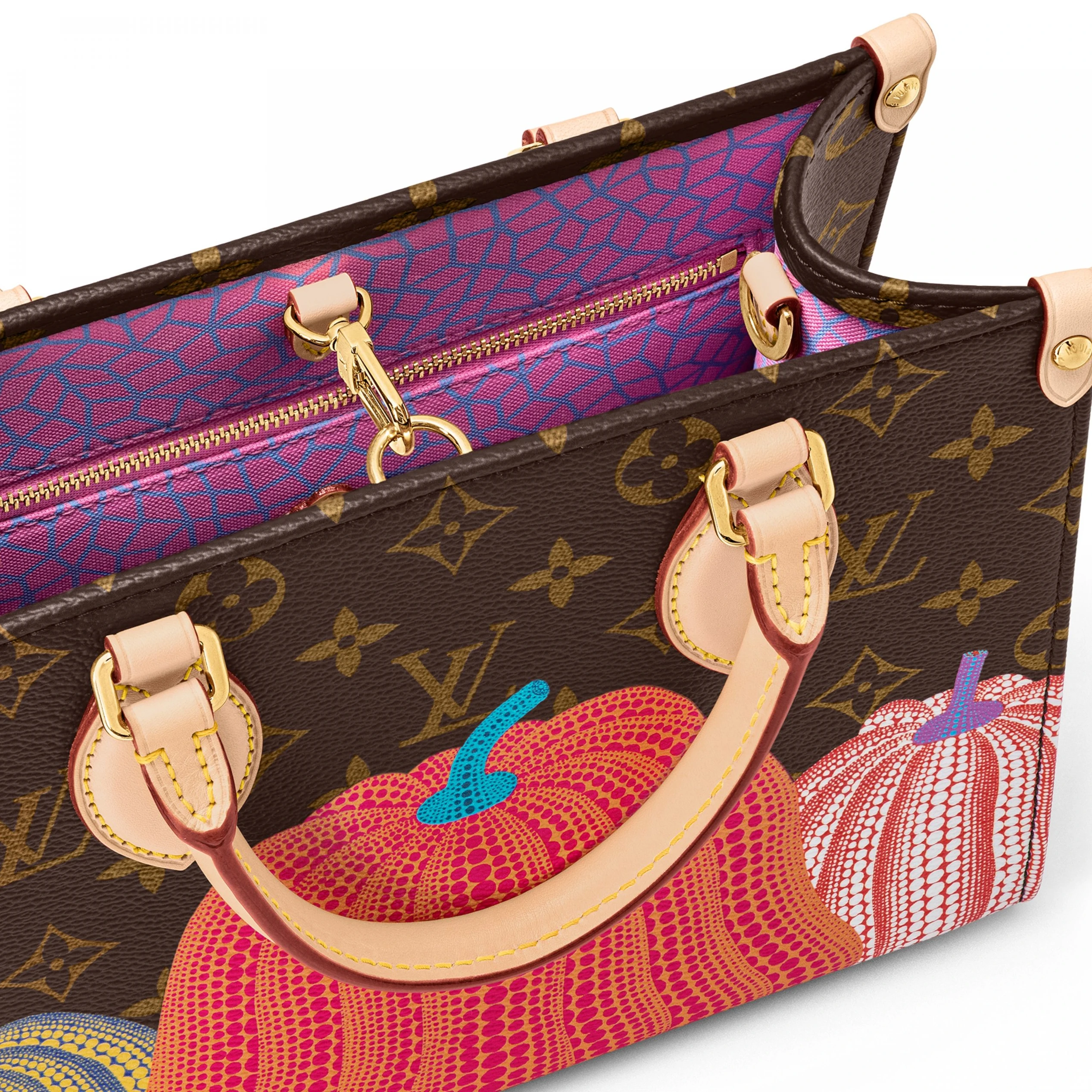 Mythick.ru Louis Vuitton LV x YK OnTheGo PM M46467 Pumpkin print