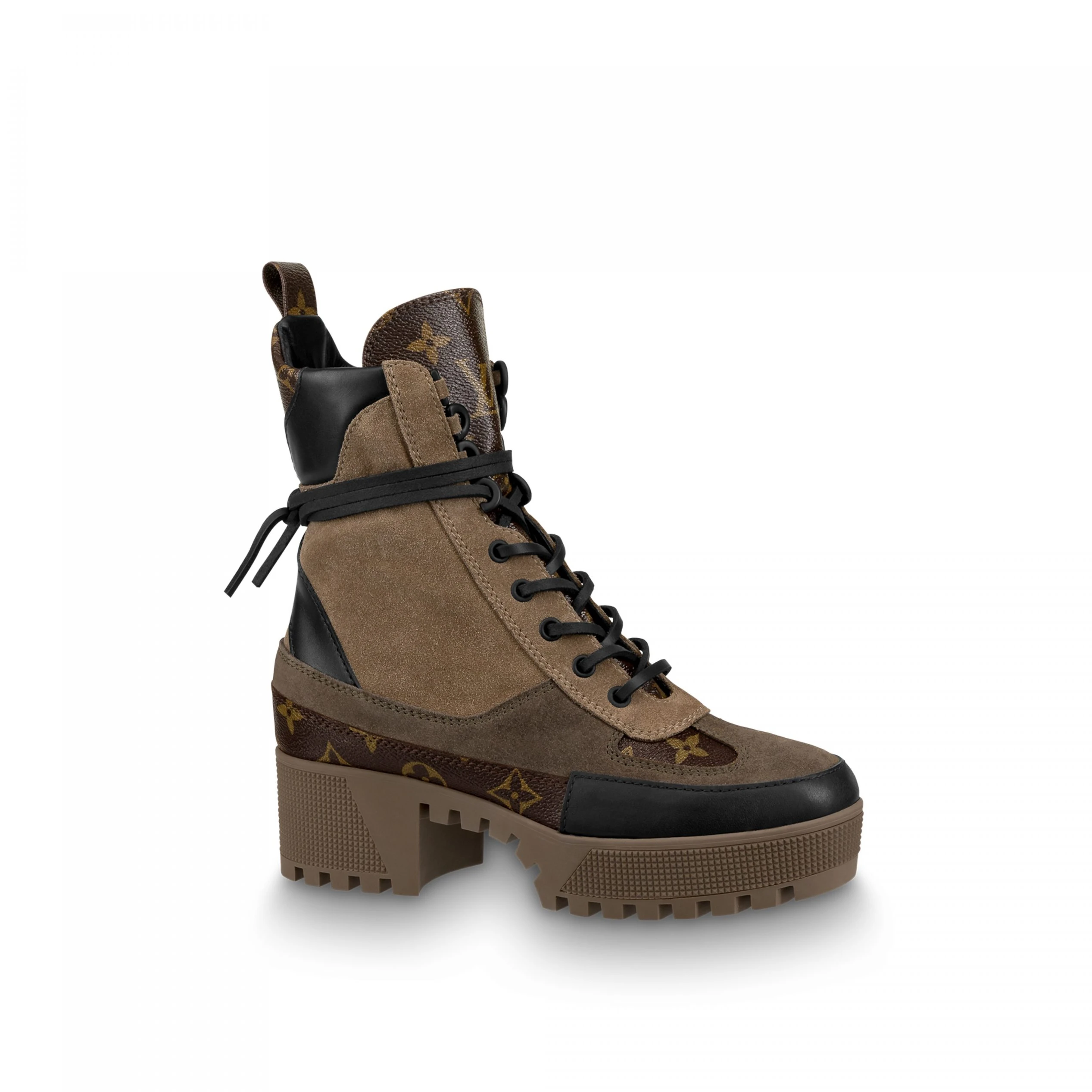 Louis Vuitton Laureate Platform Desert Boot Beige 1A4XYE