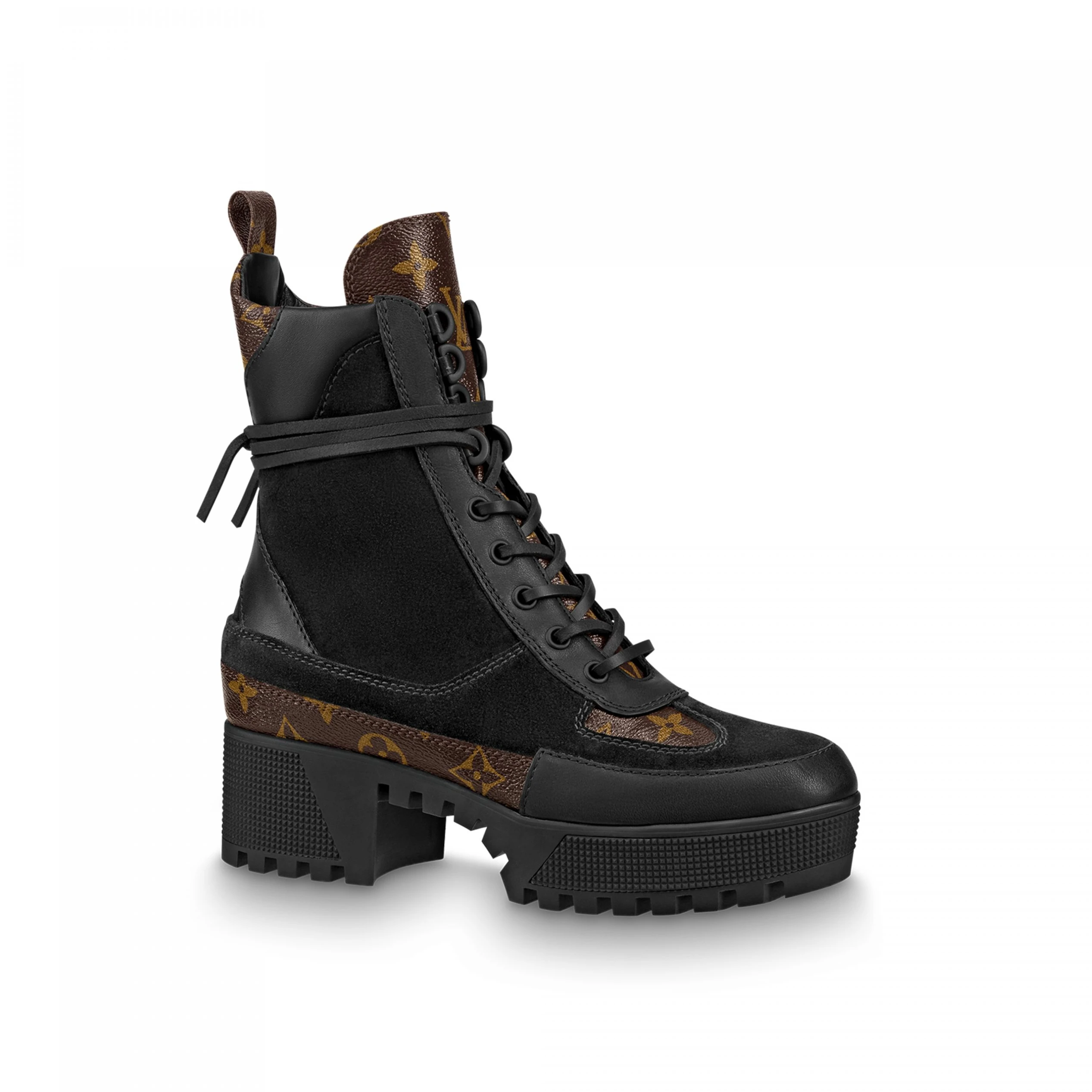 Louis Vuitton Laureate Platform Desert Boot Black 1A4XXZ