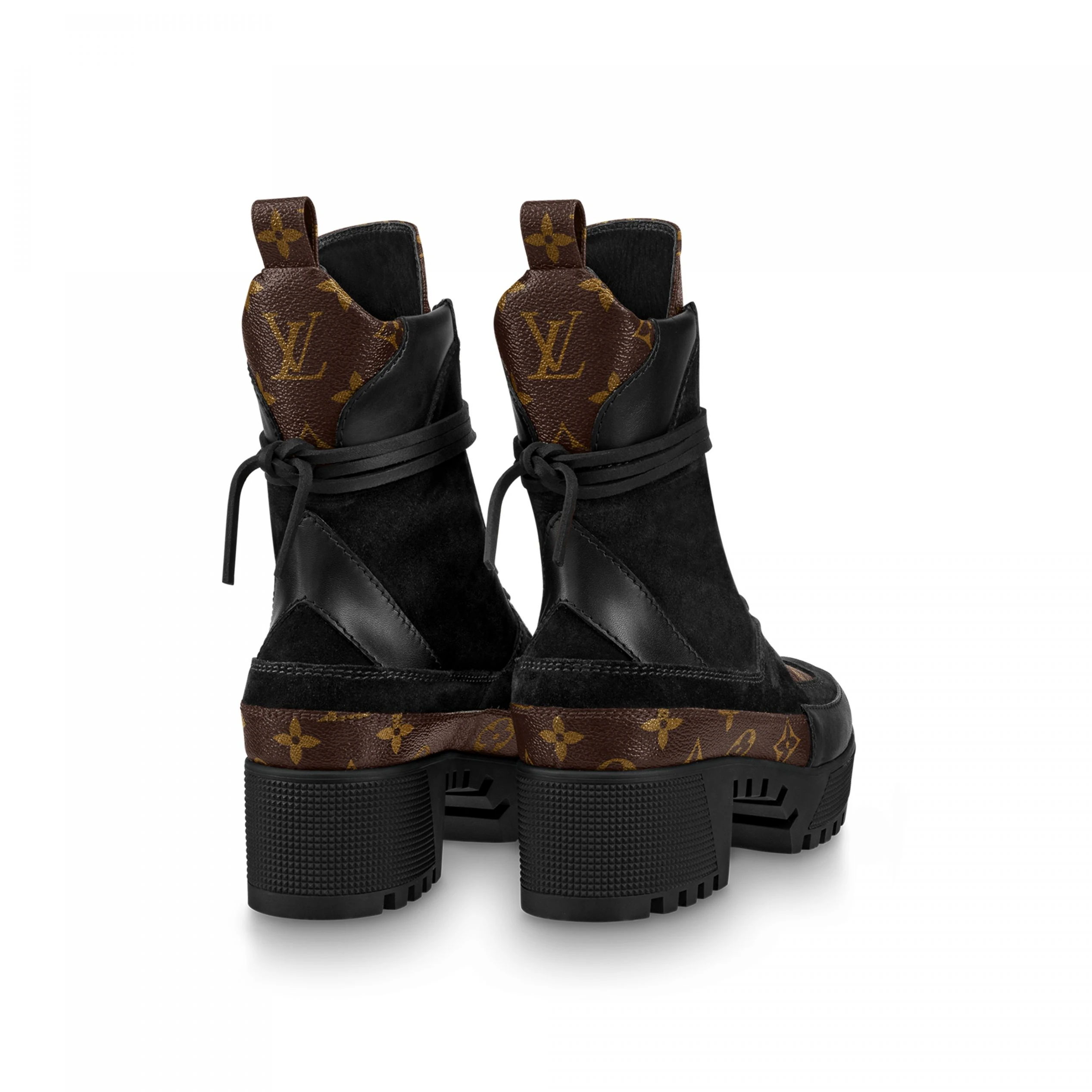 Replica bags lv Louis Vuitton Laureate Platform Desert Boot Black 1A4XXZ