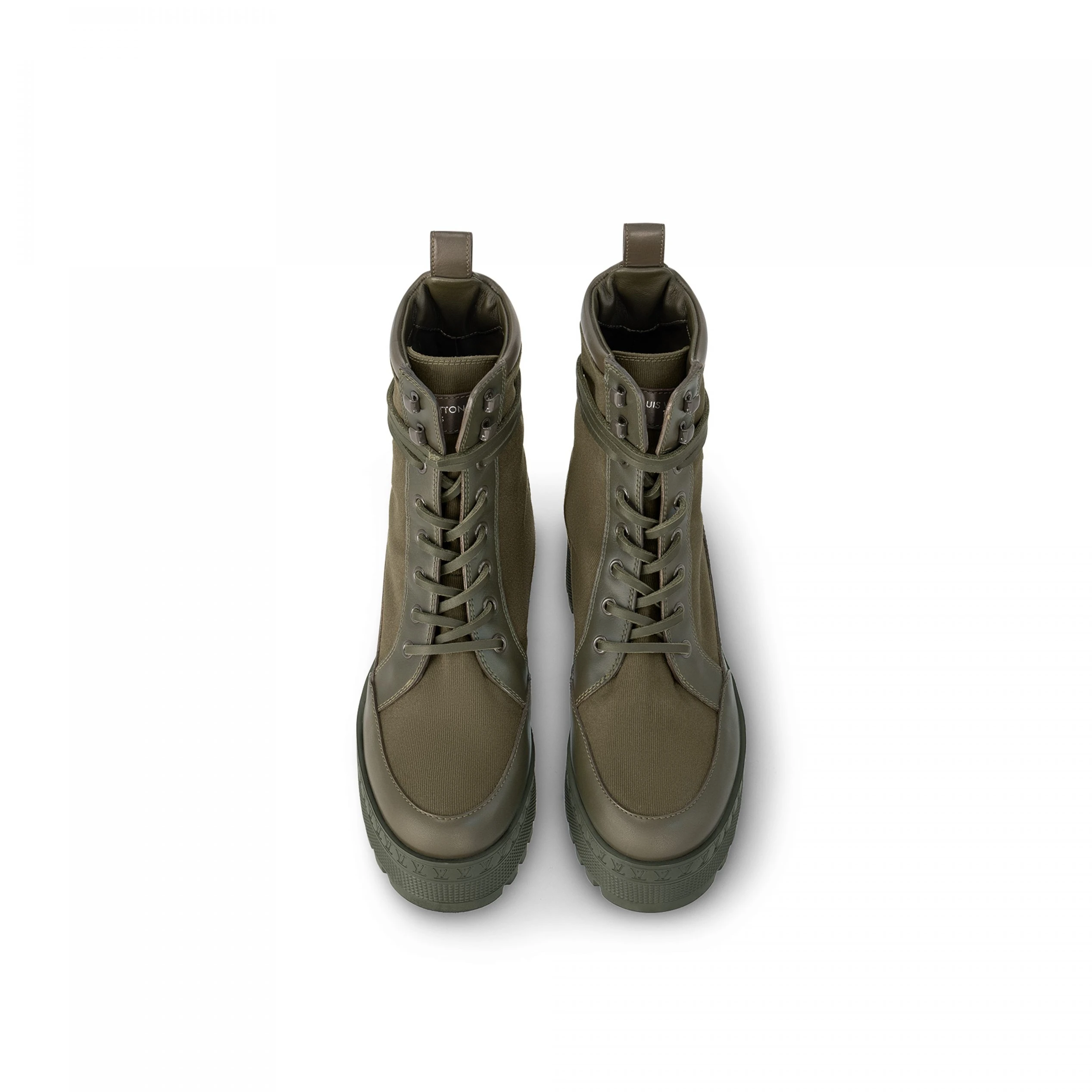 Mythick Louis Vuitton Laureate Platform Desert Boot Khaki Green 1AC7S9