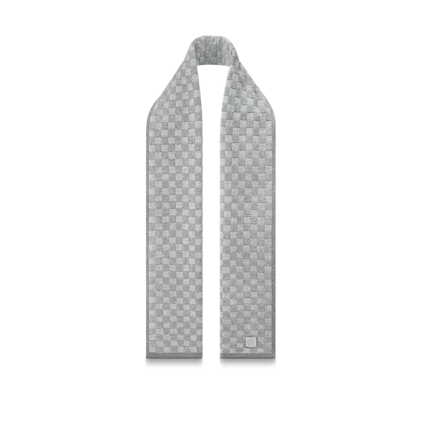 Top lv Louis Vuitton Light Grey M77989 Néo Petit Damier Scarf