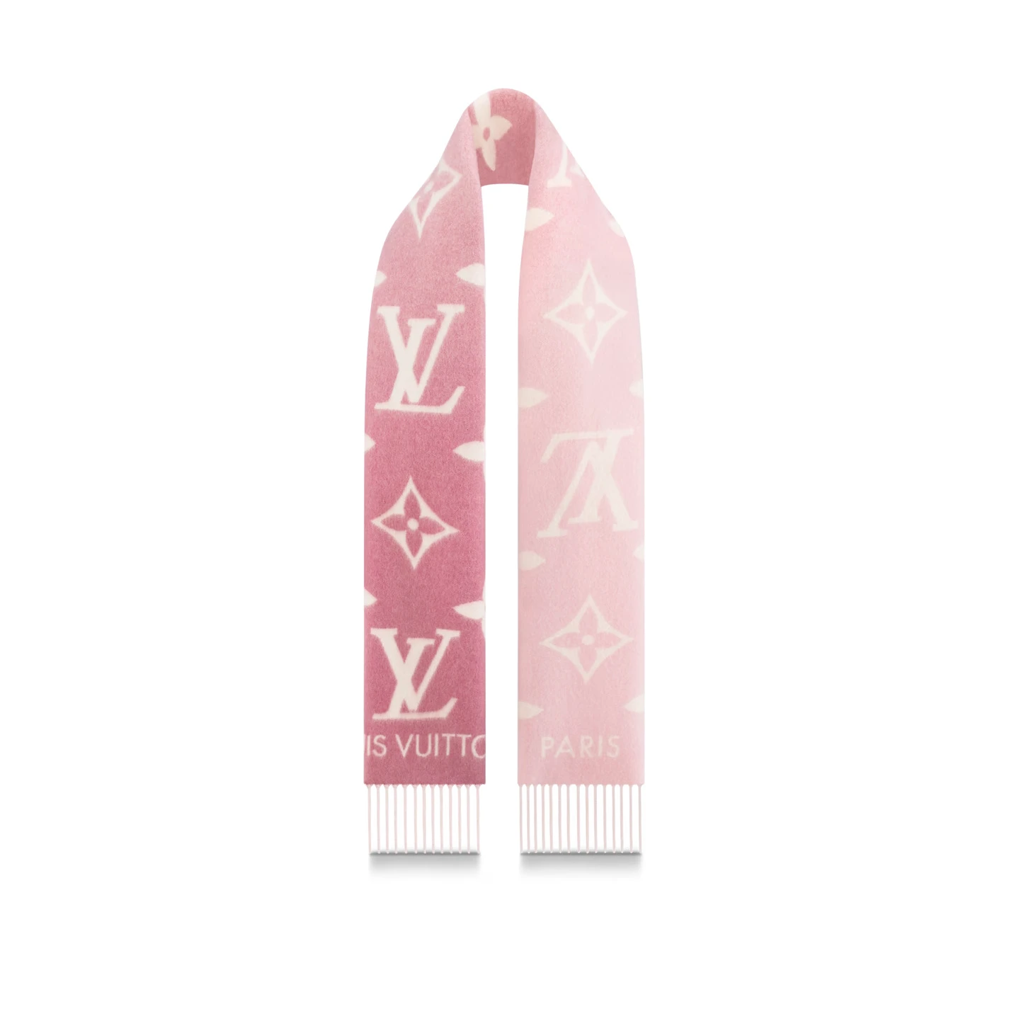 Replica bags lv Louis Vuitton Light Pink M77375 Reykjavik Gradient Scarf