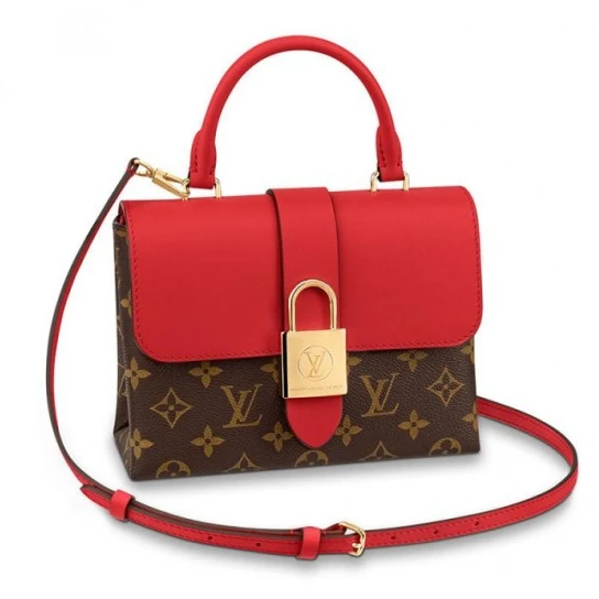 Replica bags lv Louis Vuitton Locky BB Black M44141 Red M44322 Pink M44080