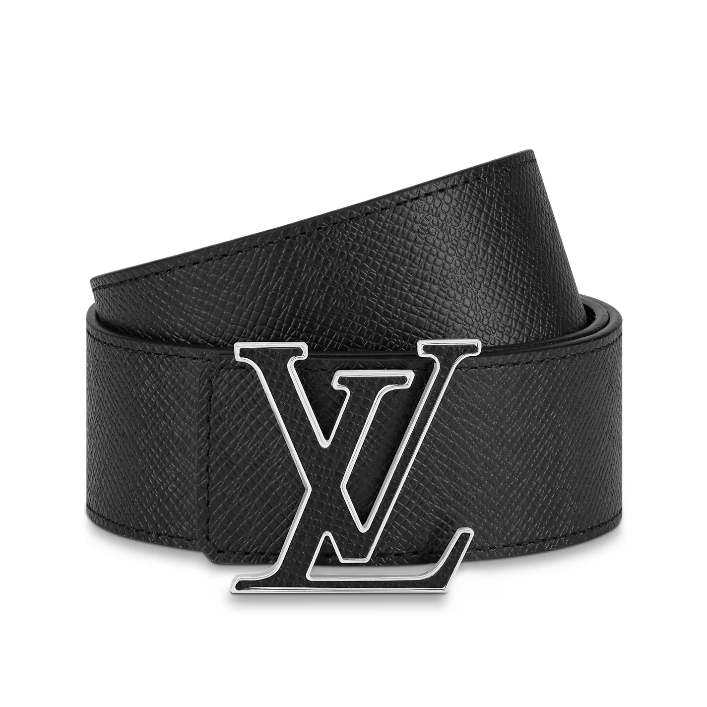 Top lv Louis Vuitton M0157U Black LV Initiales 40mm Reversible Belt