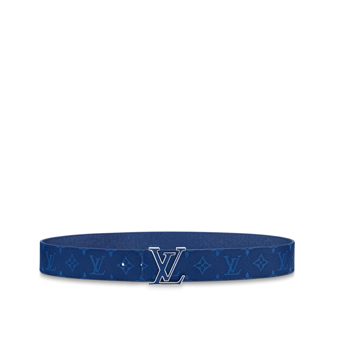 Louis Vuitton M0159U Blue LV Initiales 40mm Reversible Belt