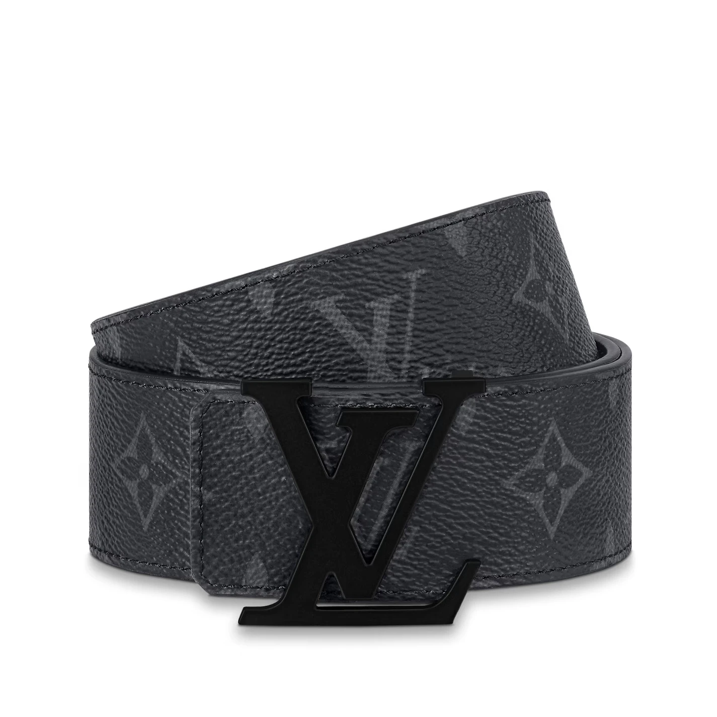 Mythick ru Louis Vuitton M0449U LV Initiales 40mm Matte Black Belt