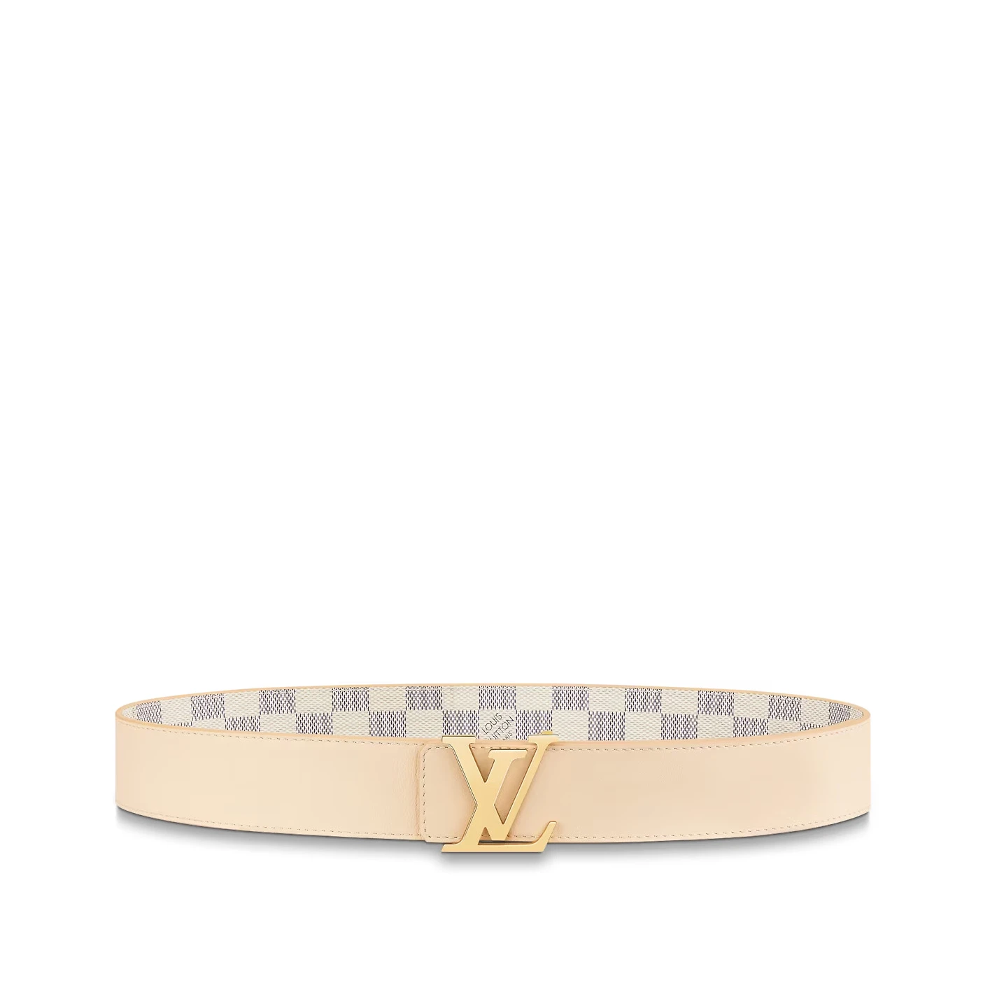 Replica bags Louis Vuitton M0569S Damier azur LV Initiales 40mm Reversible Belt
