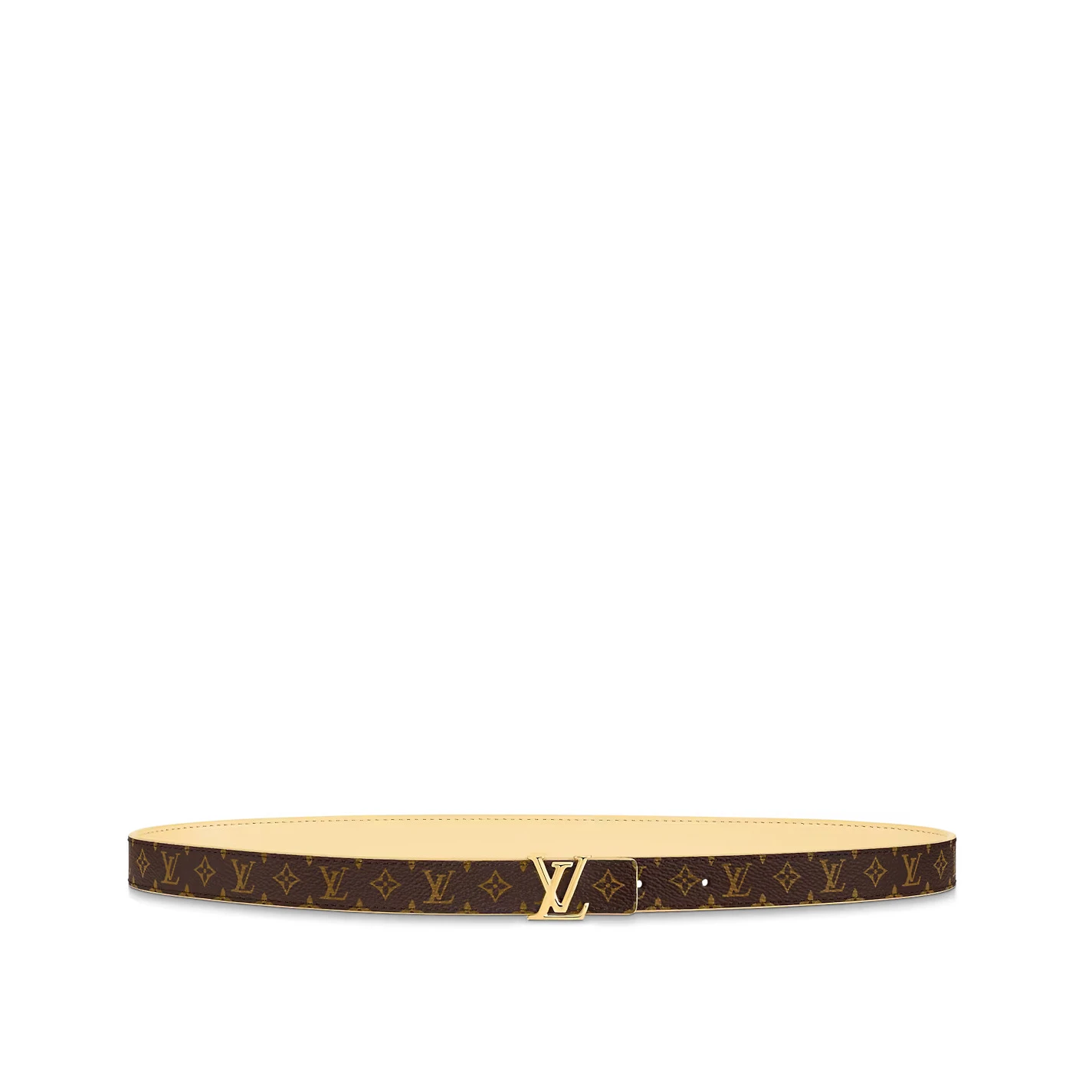 Louis Vuitton M0702X Yellow LV Iconic 20mm Reversible Belt