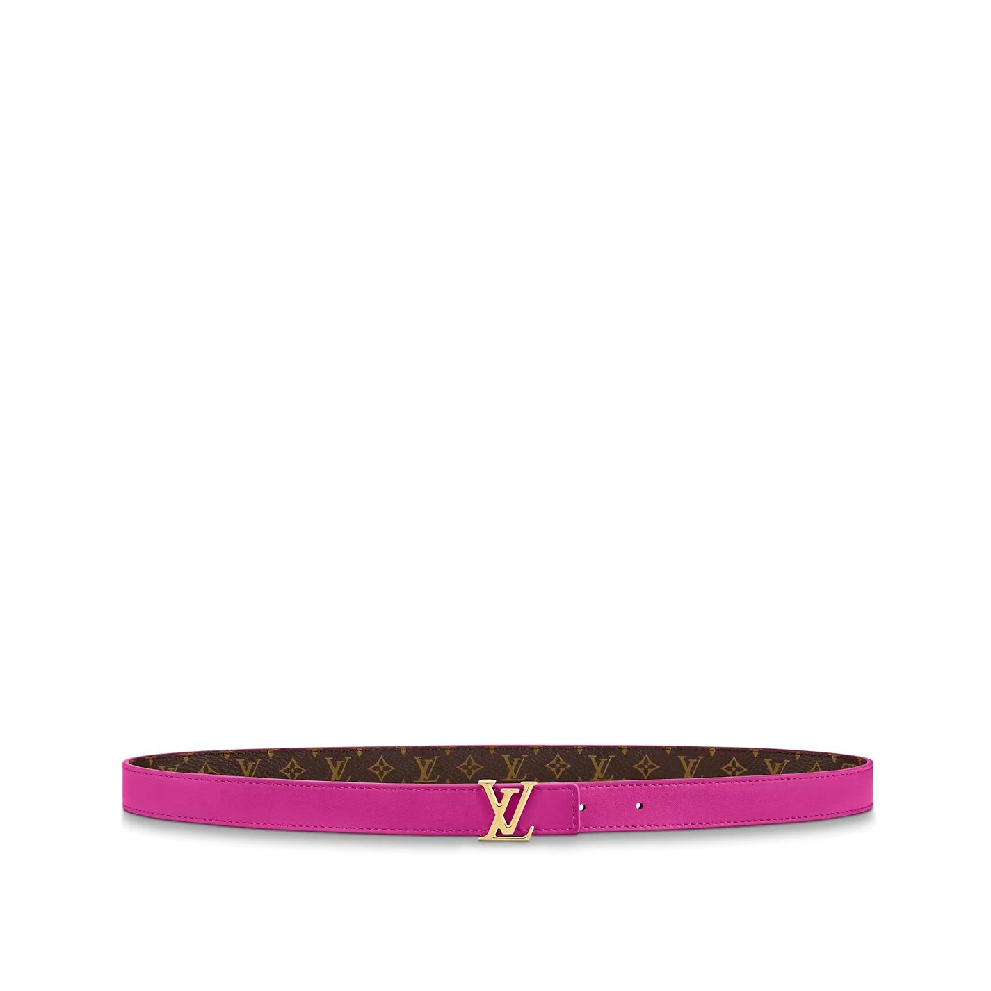 Replica bags lv Louis Vuitton M0703X Pink LV Iconic 20mm Reversible Belt