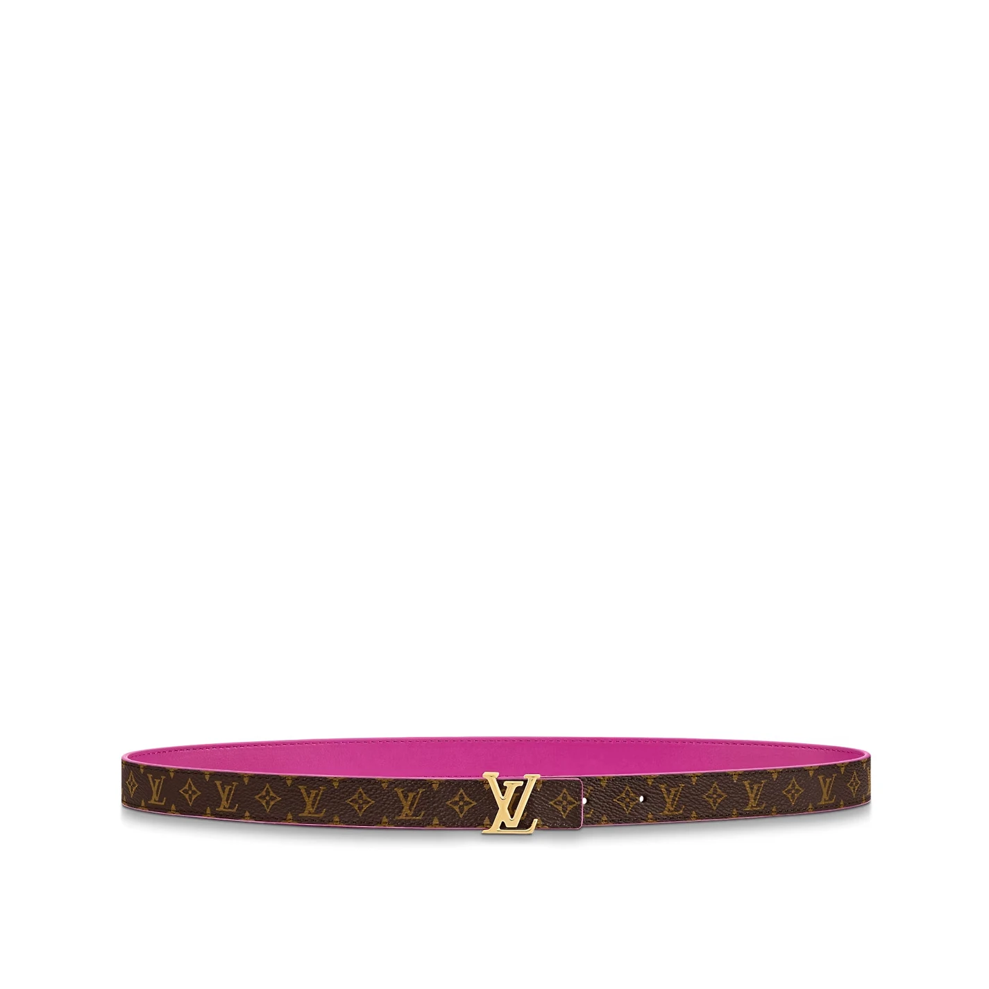 Louis Vuitton M0703X Pink LV Iconic 20mm Reversible Belt