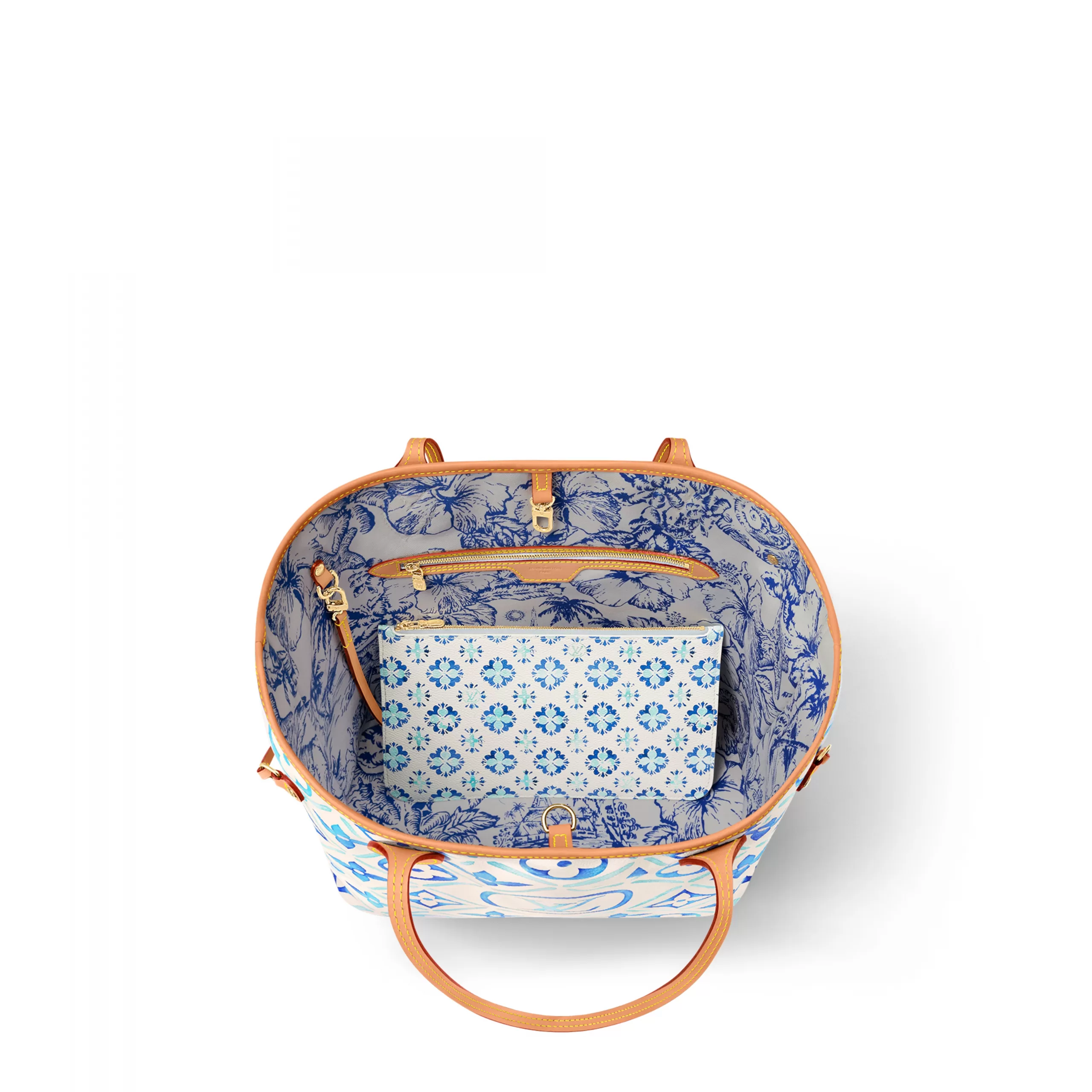 Replica bag Louis Vuitton M11263 Neverfull MM Lagoon Blue