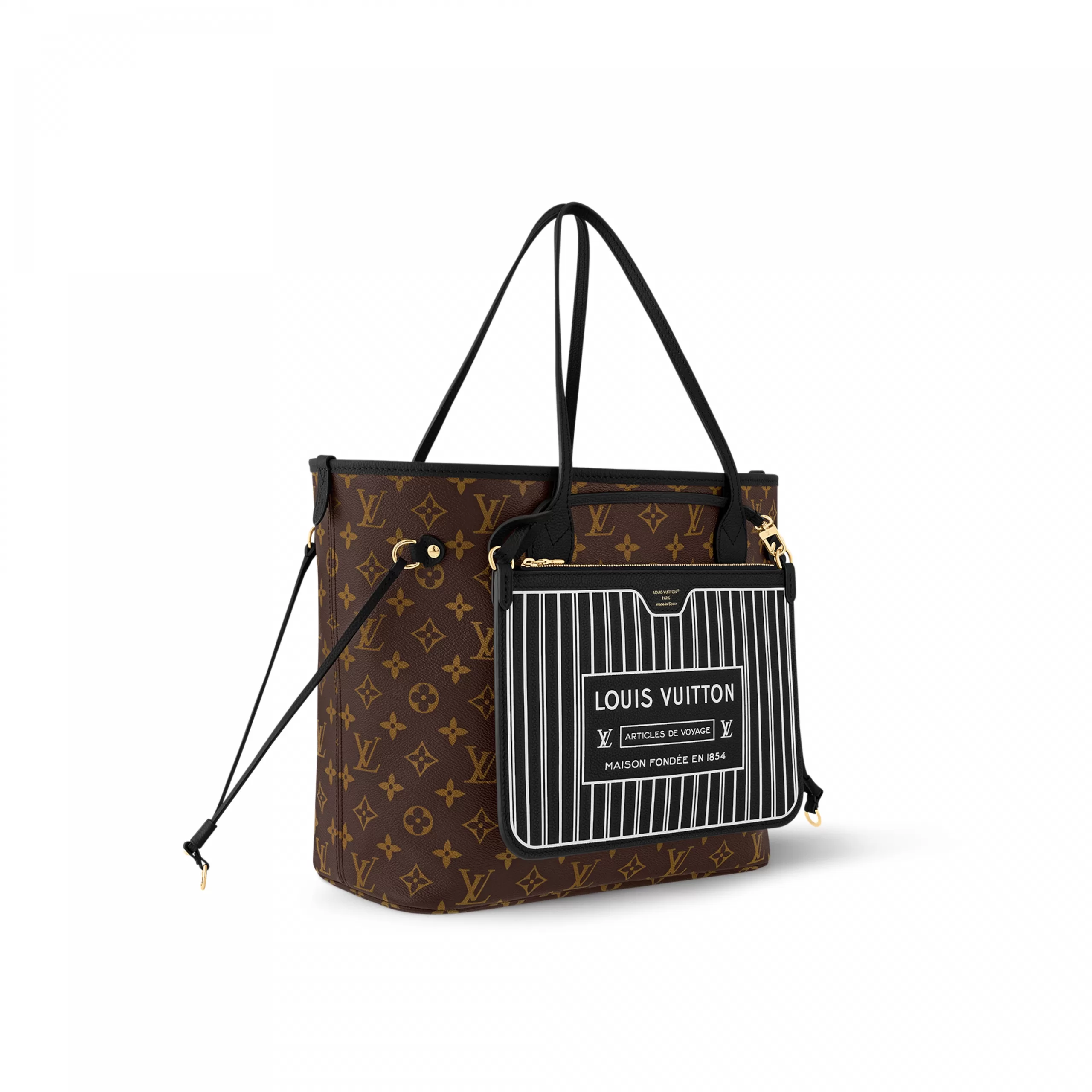 Replica bag Louis Vuitton M11946 Neverfull Inside Out MM Black