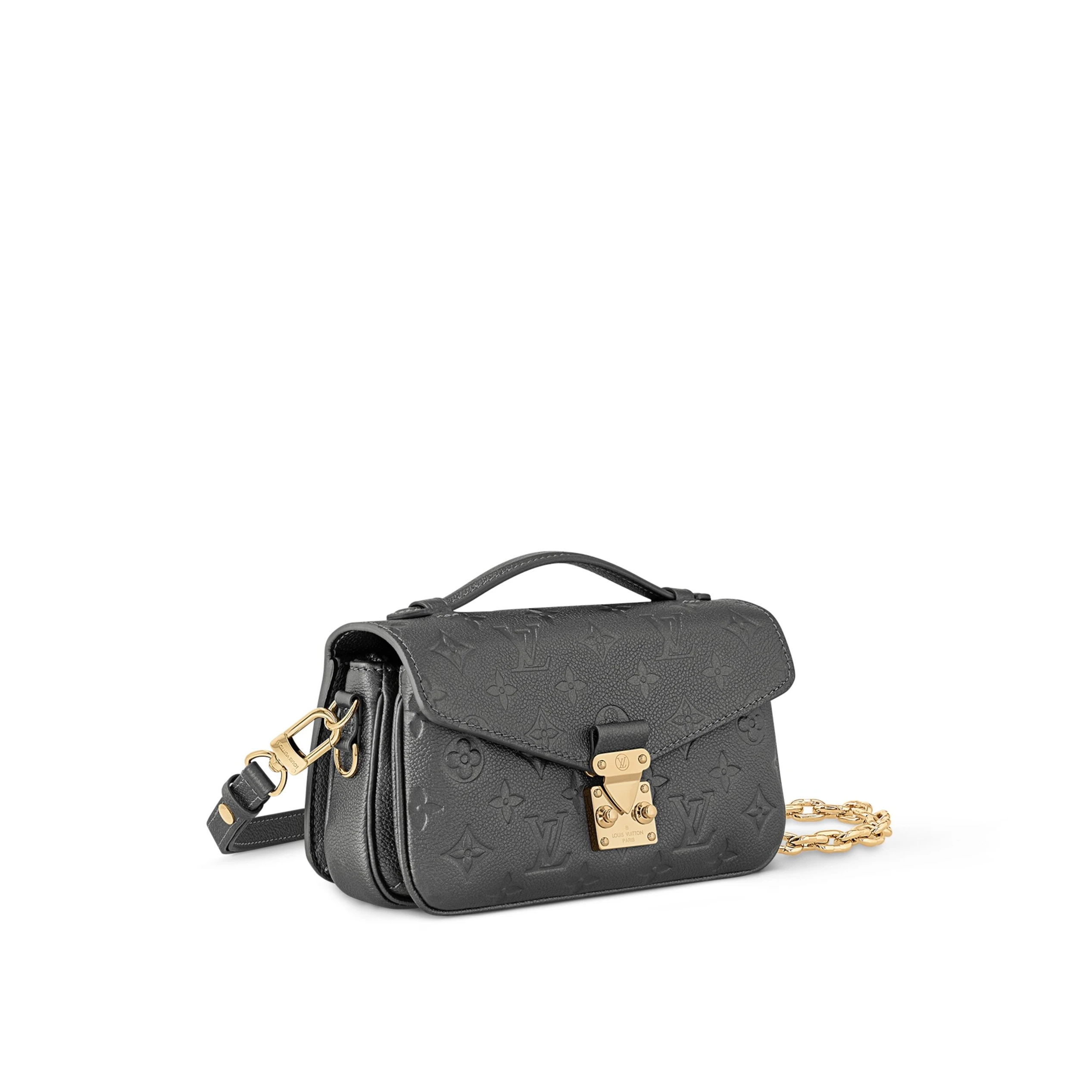 Replica bags lv Louis Vuitton M11998 Pochette Métis East West Gun metal