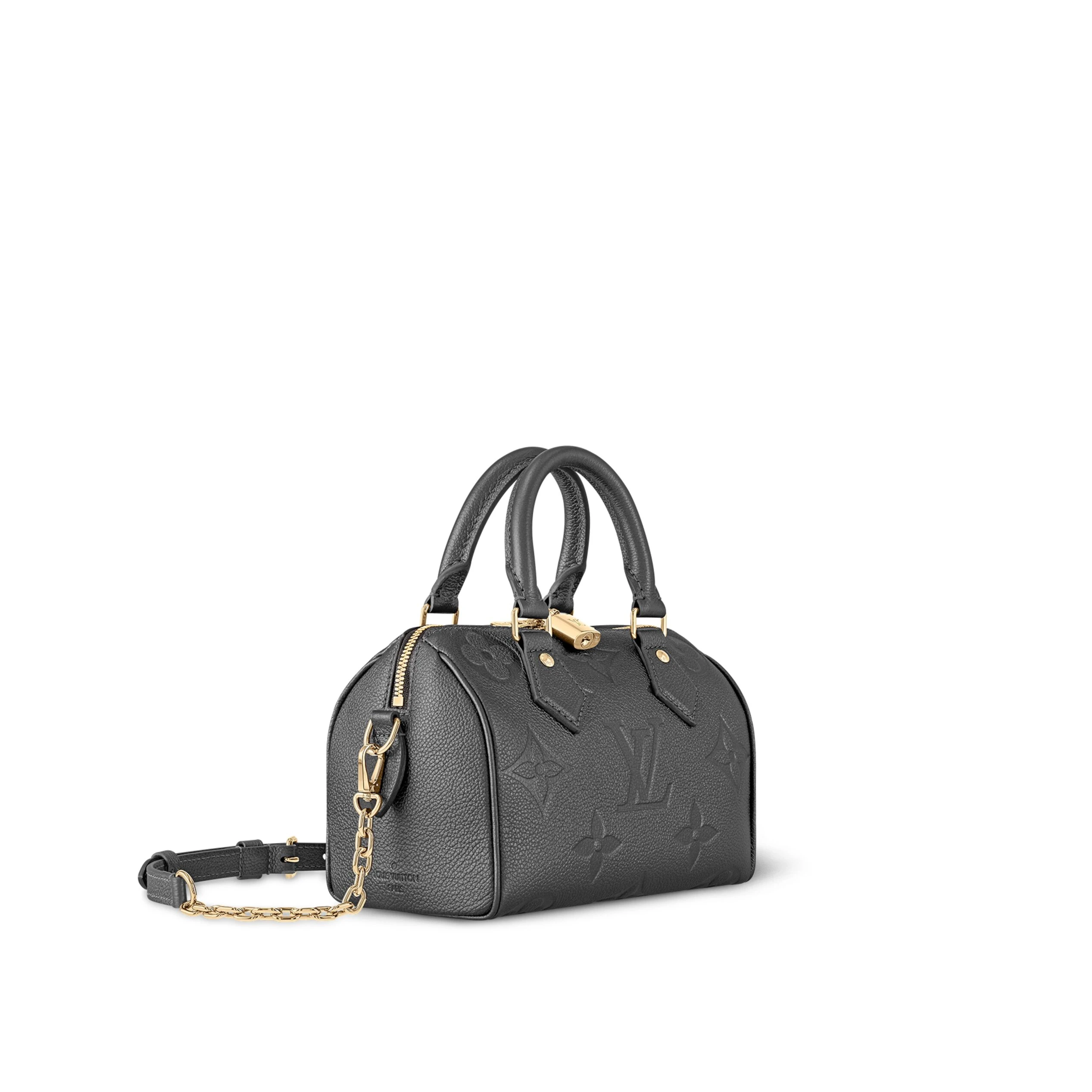 Replica bags lv Louis Vuitton M12013 Speedy Bandoulière 20 Gun metal