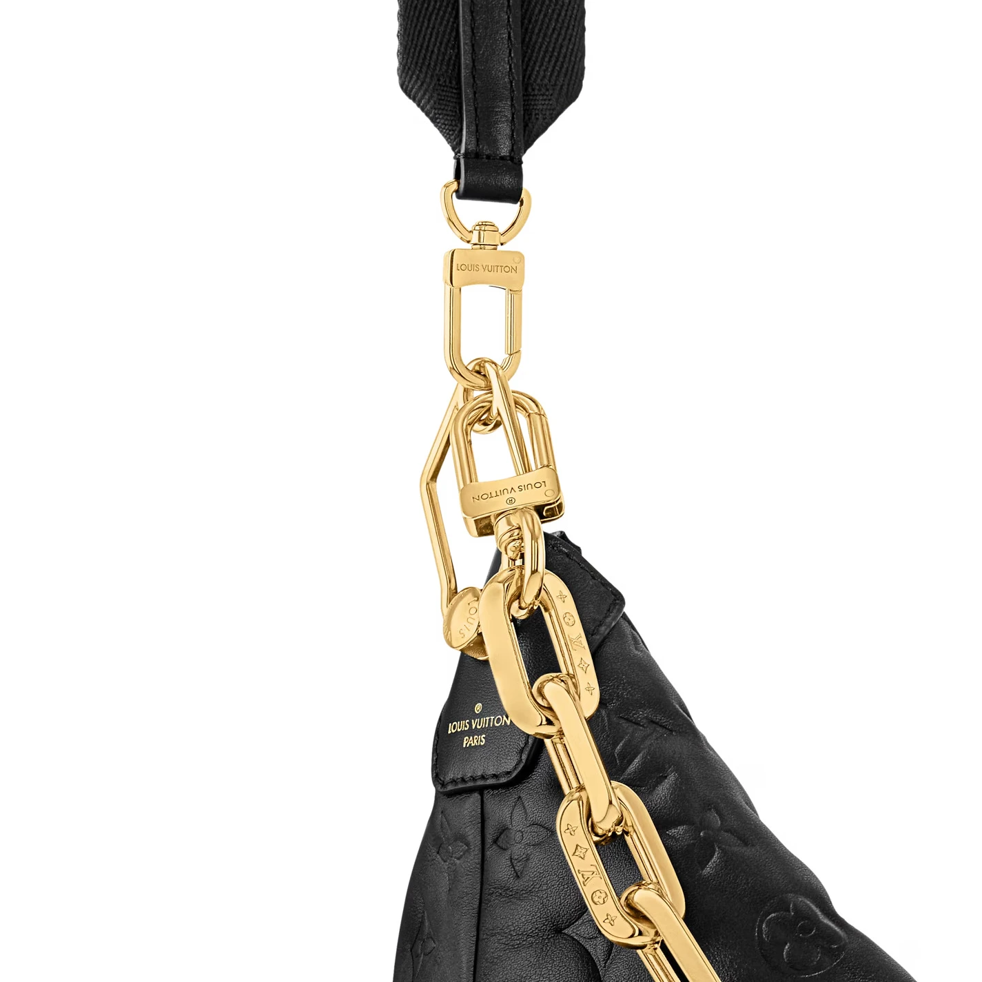 Replica bags Louis Vuitton M12068 Coussin Hobo MM Black