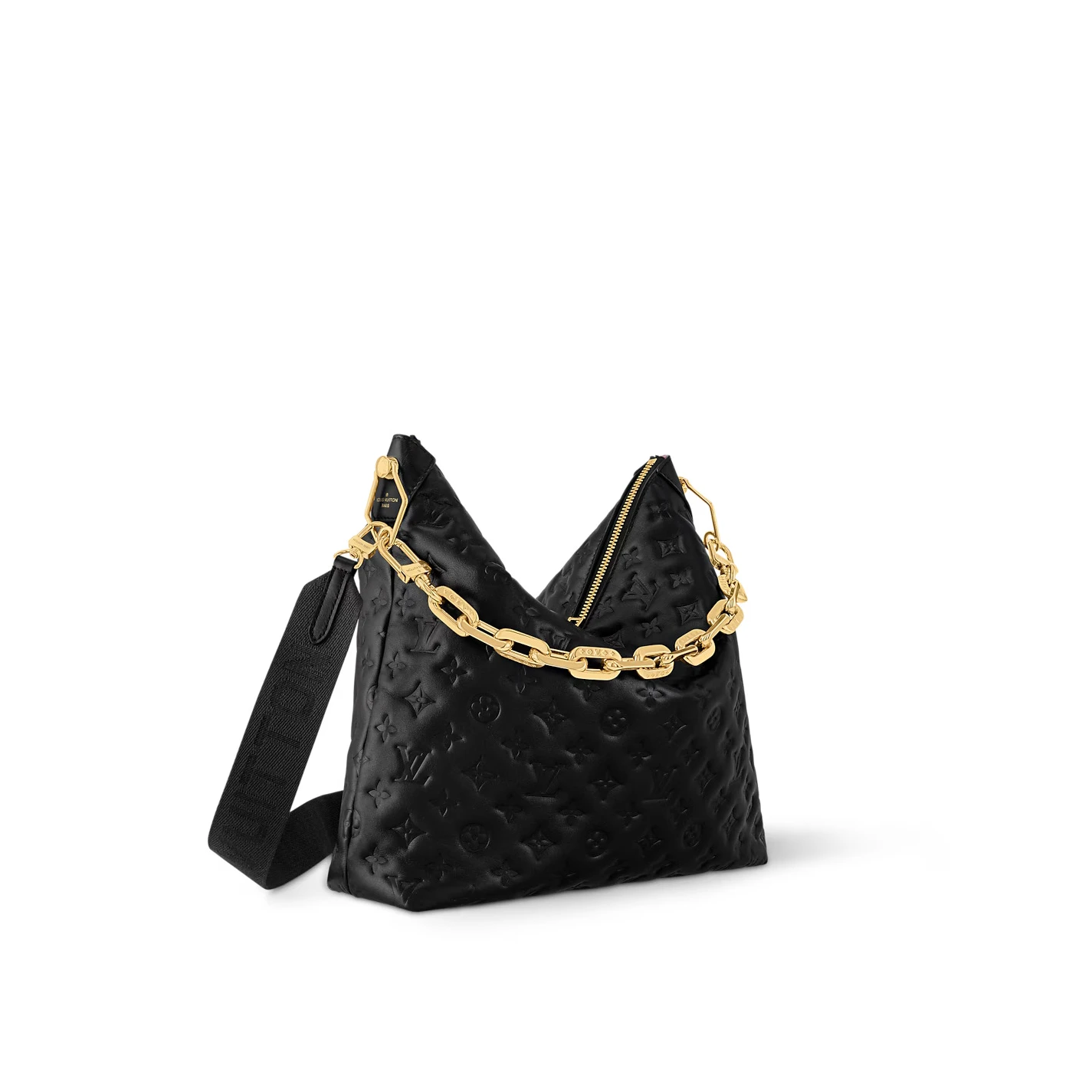 Replica bags Louis Vuitton M12068 Coussin Hobo MM Black