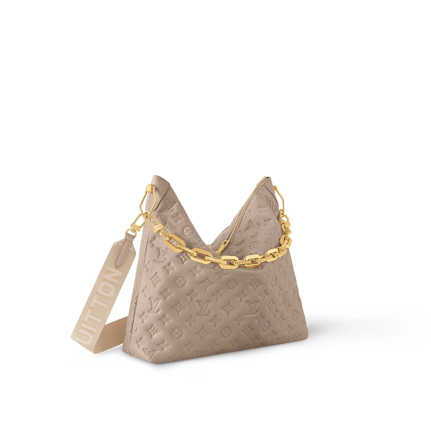 Replica bags lv Louis Vuitton M12071 Coussin Hobo MM Galet