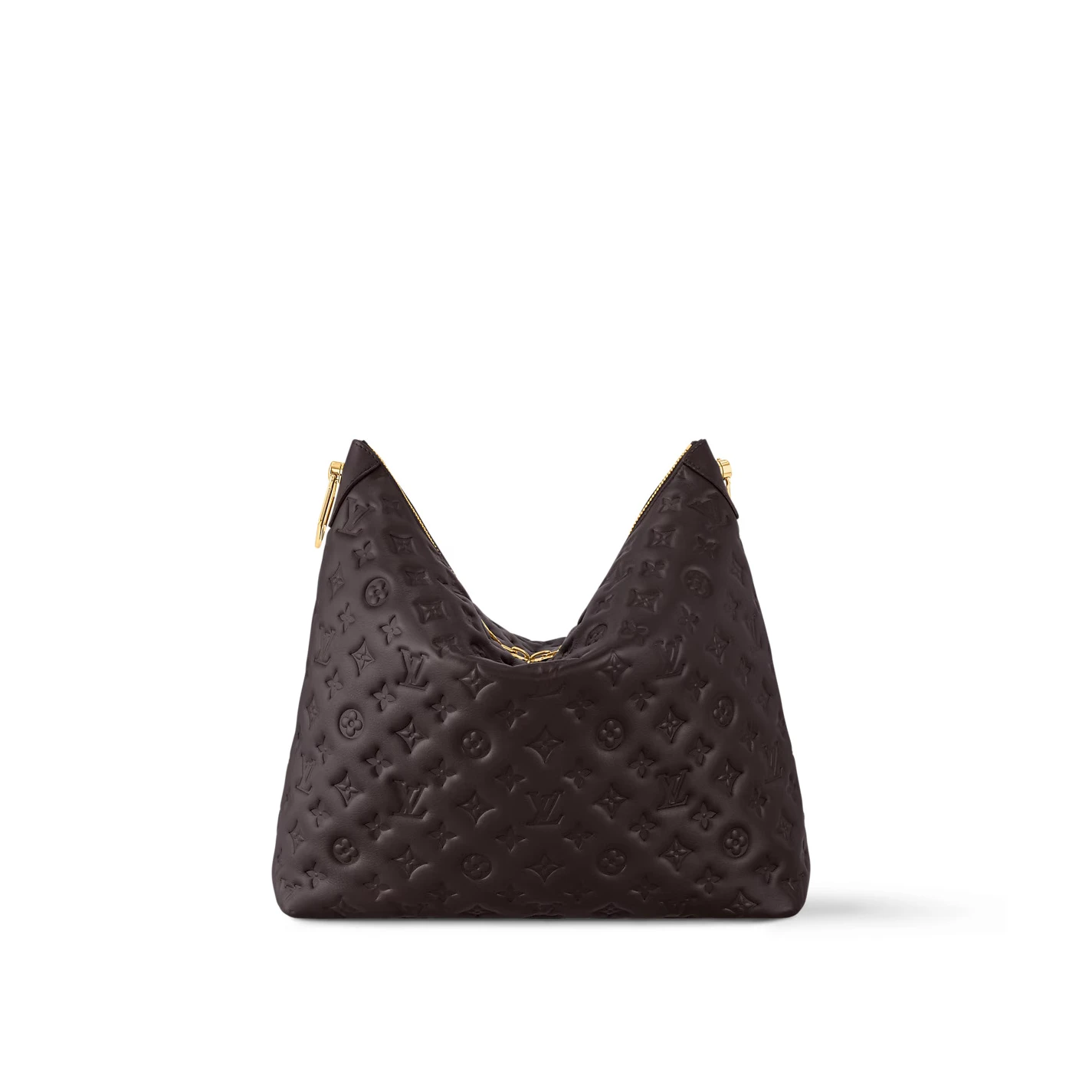 Top lv Louis Vuitton M12072 Coussin Hobo MM Chocolat