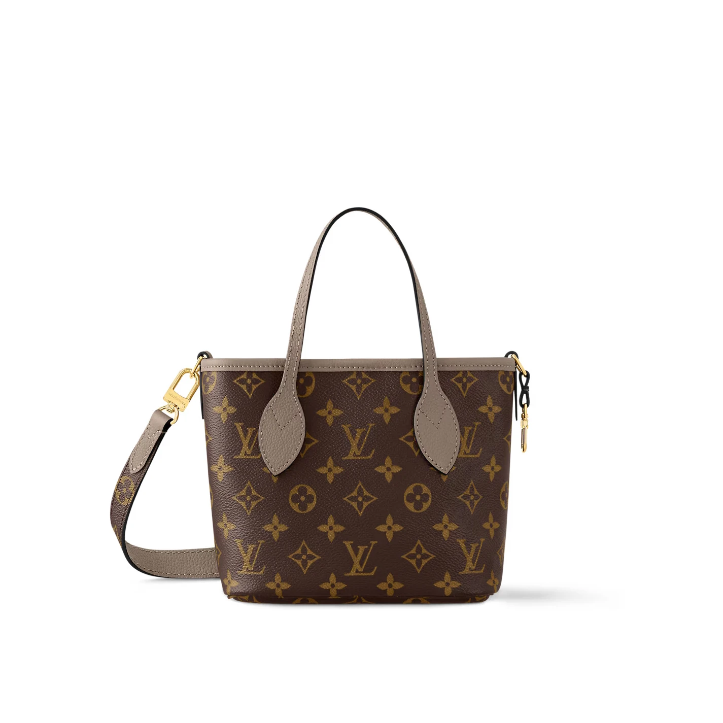 Lv belts replica Louis Vuitton M12109 Neverfull Bandoulière Inside Out BB Dark Fango