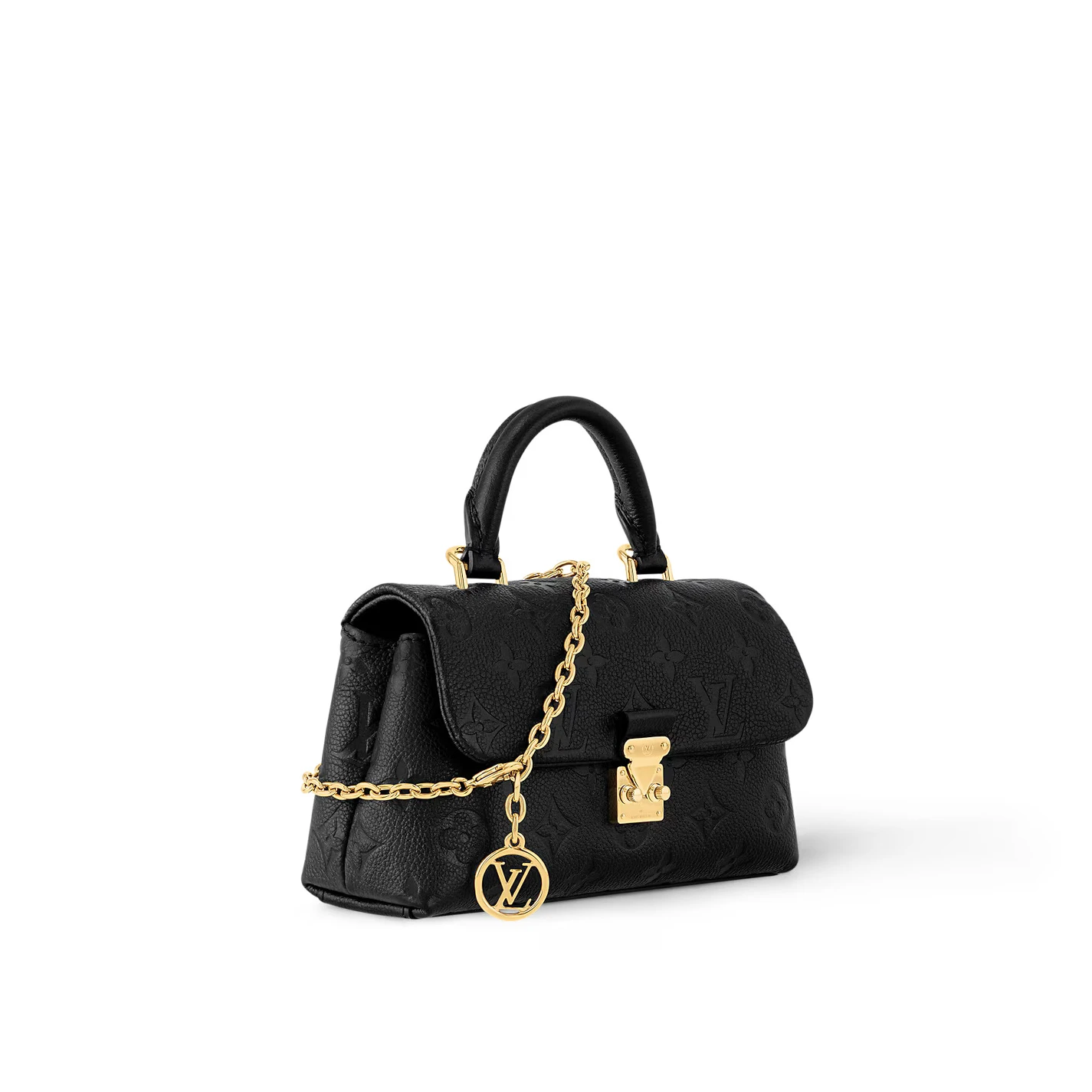 Top lv Louis Vuitton M12144 Nano Madeleine Black