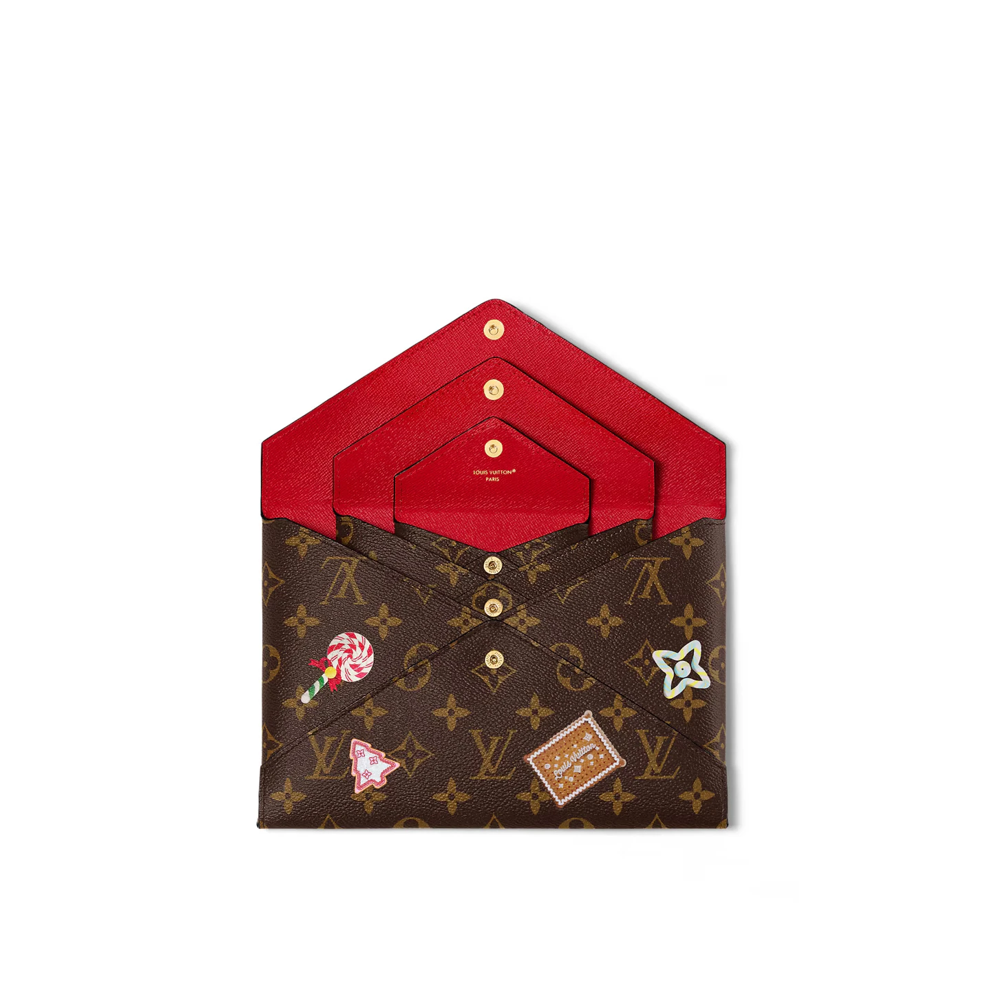 Replica bags Louis Vuitton M12203 EARLY ACCESS Kirigami Pochette Candy Red