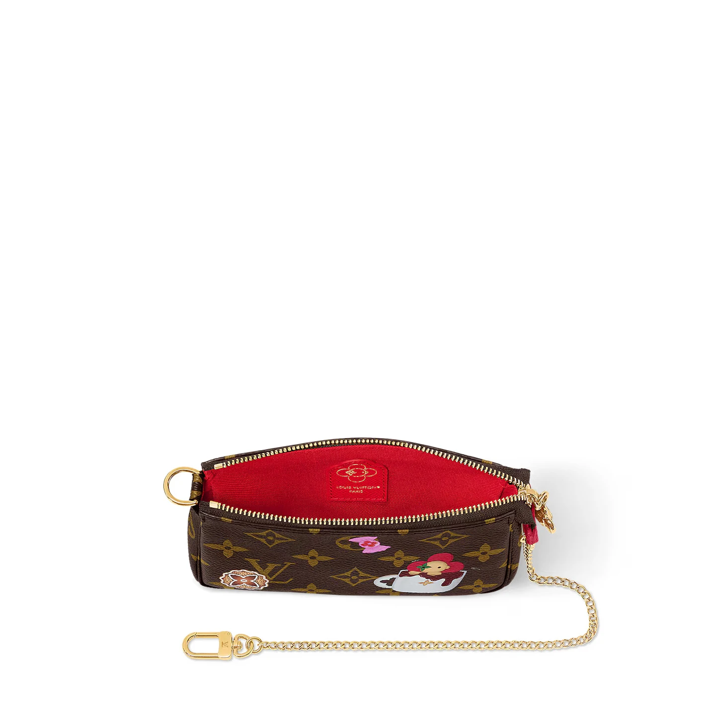 Top lv Louis Vuitton M12205 EARLY ACCESS Mini Pochette Accessoires Candy Red