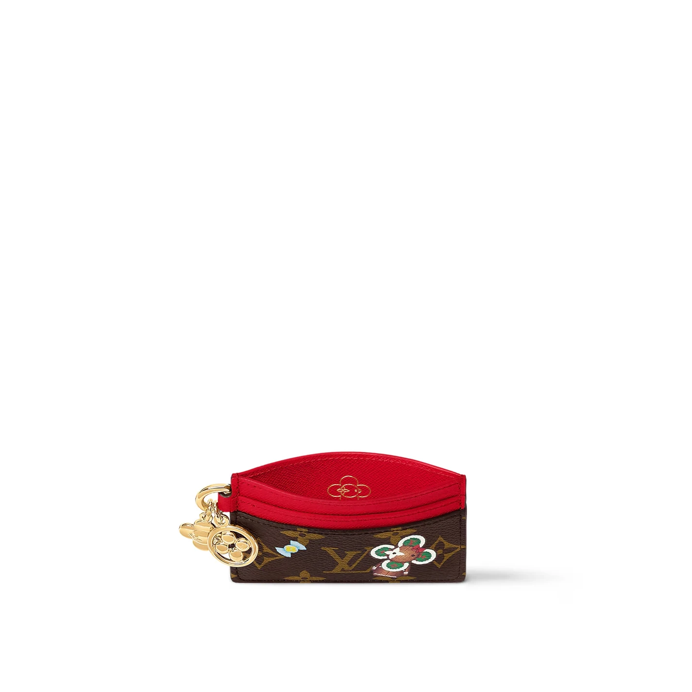 Mythick ru Louis Vuitton M12215 EARLY ACCESS LV Charms Card Holder Candy Red