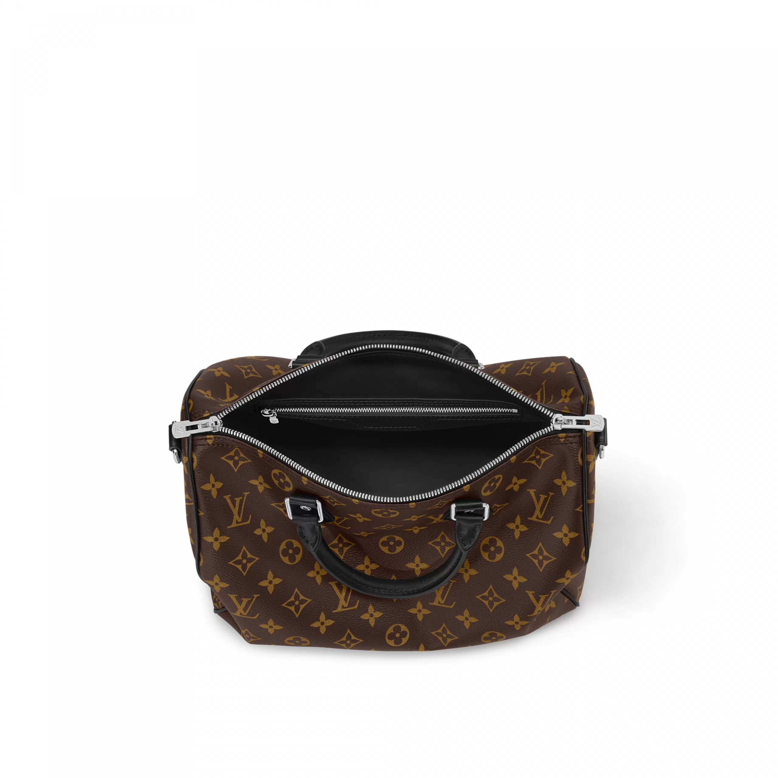 Replica bags lv Louis Vuitton M12243 Speedy Soft 30 Dark Monogram Black