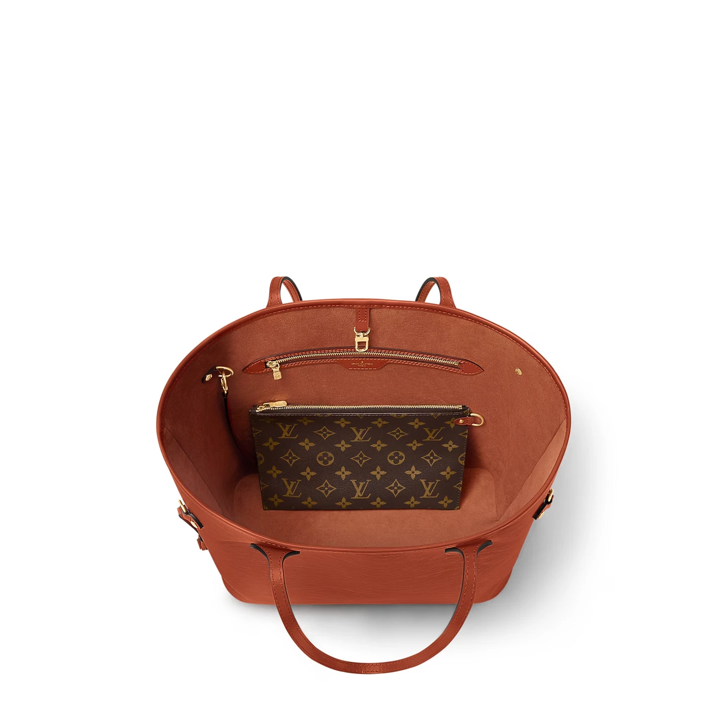 Top lv Louis Vuitton M12467 Neverfull MM Kenyan Fauve