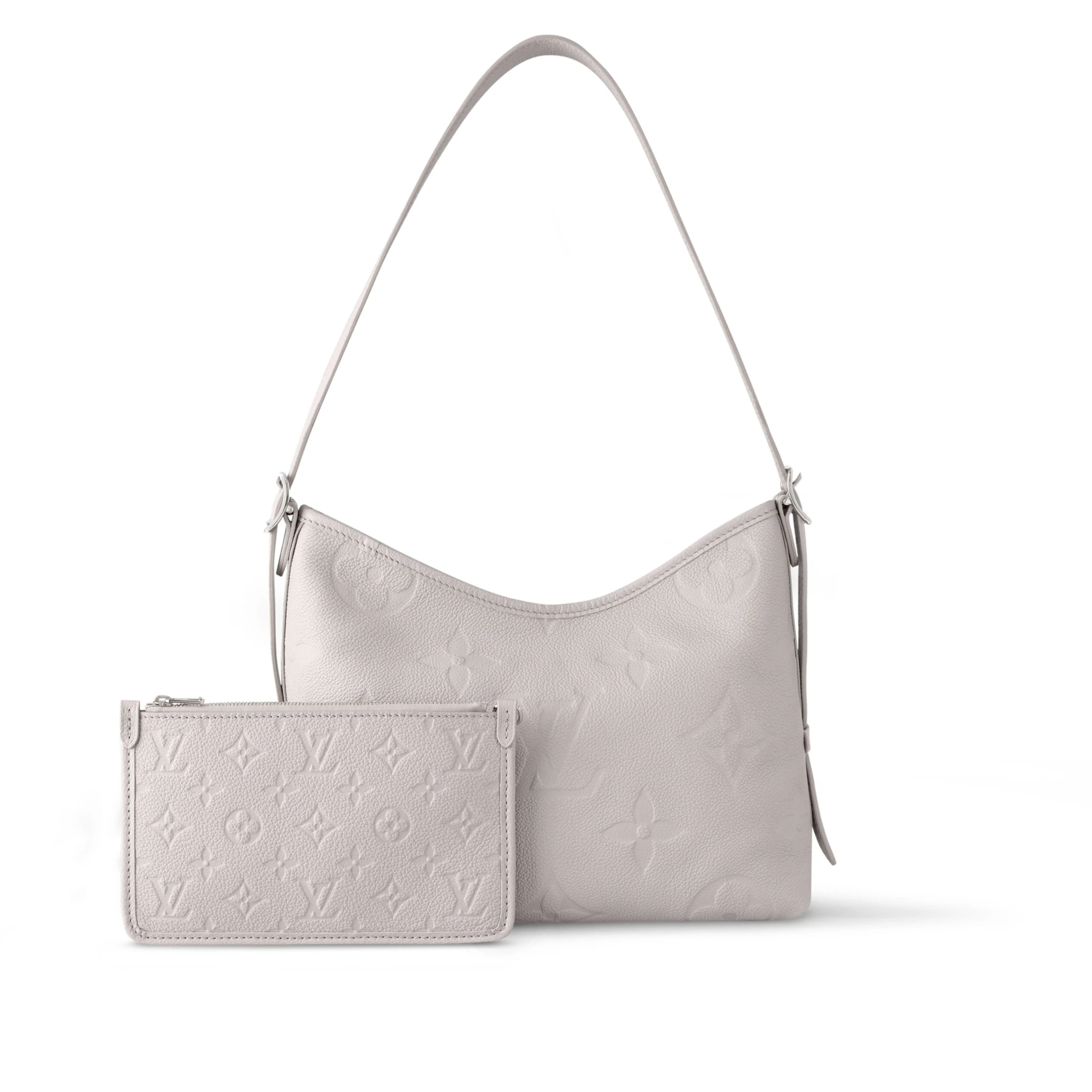 Top lv Louis Vuitton M12917 CarryAll PM Brume Gray