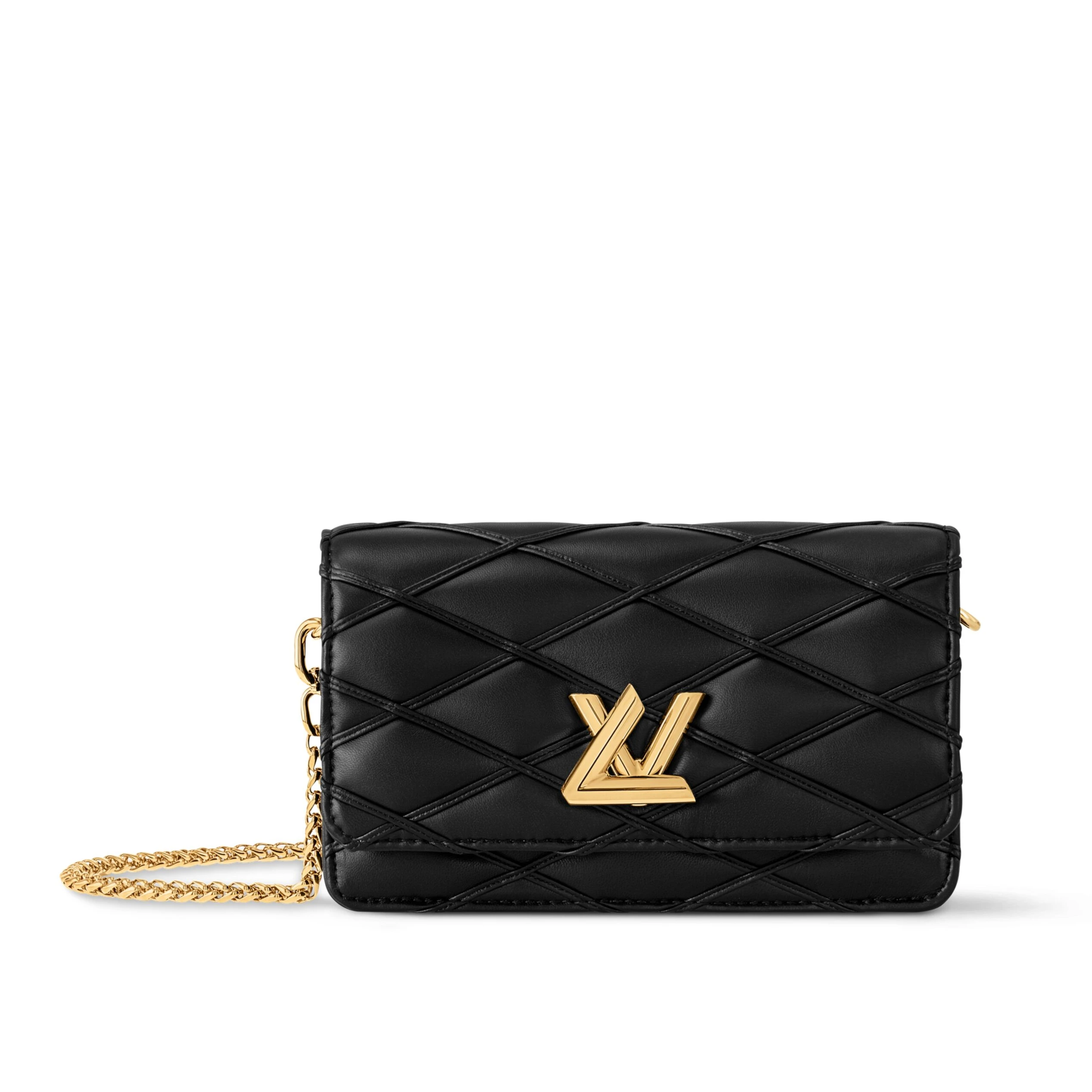 Louis Vuitton M13139 Wallet On Chain GO-14 Black