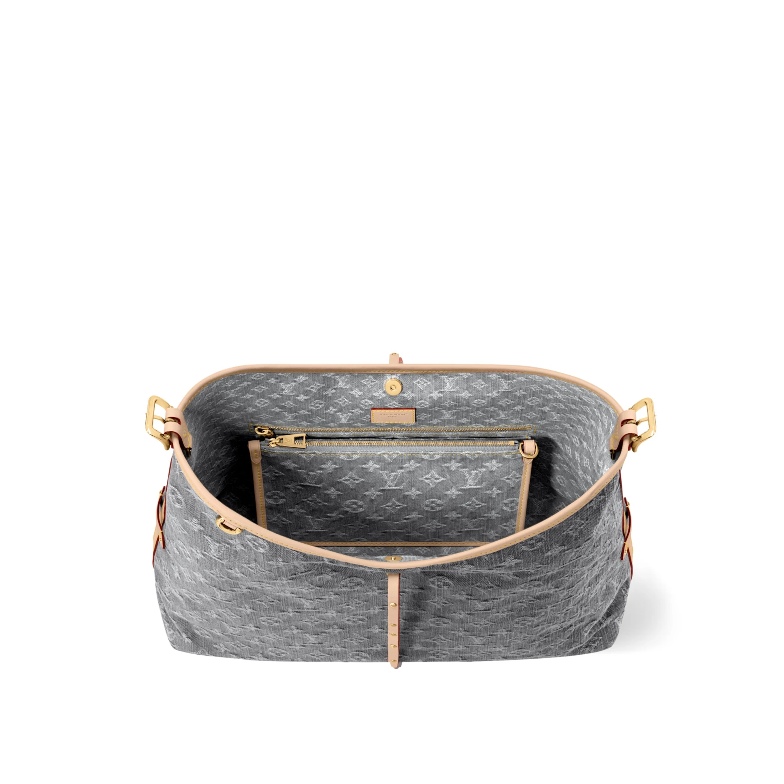 Lv belts replica Louis Vuitton M13289 CarryAll MM Washed Gray