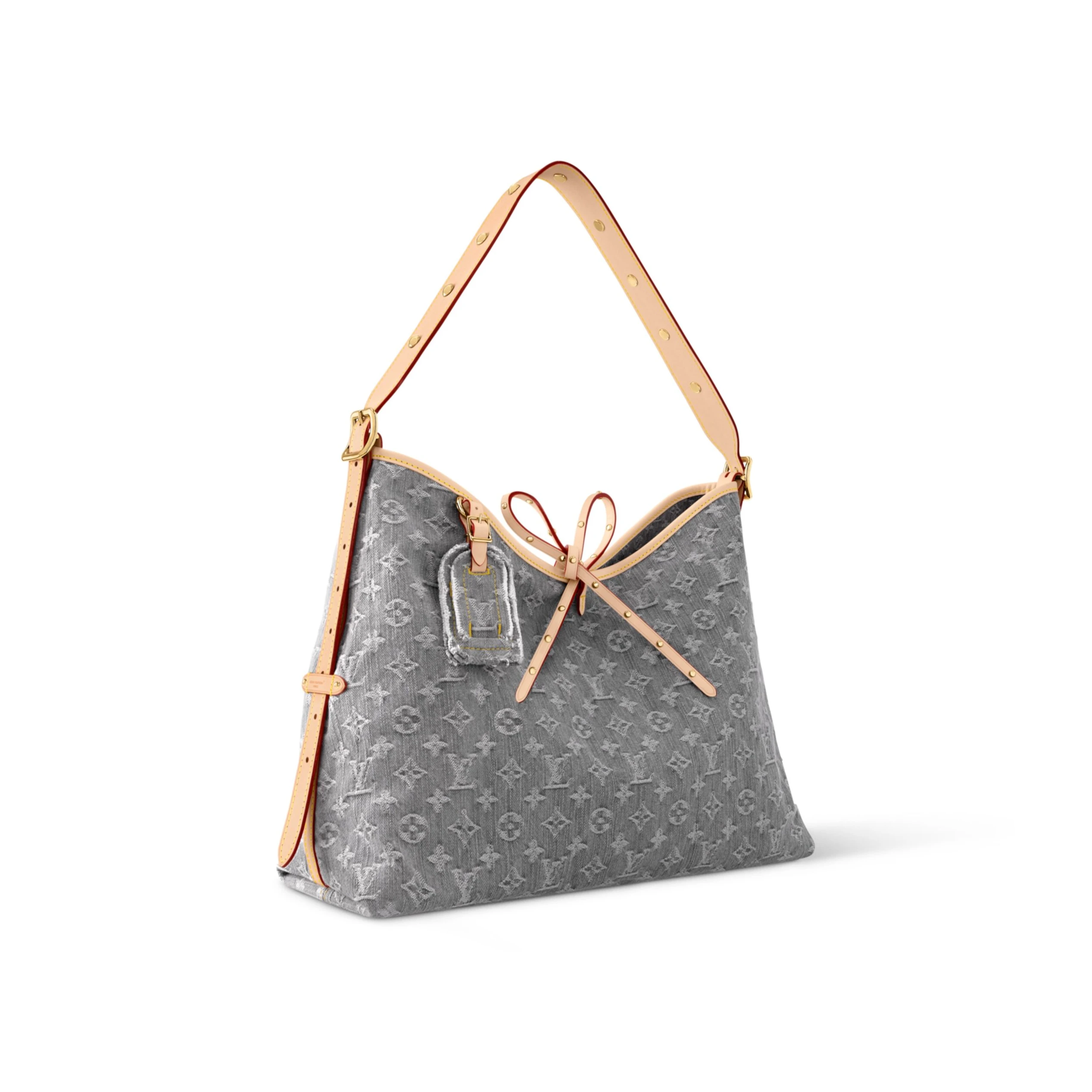 Lv belts replica Louis Vuitton M13289 CarryAll MM Washed Gray