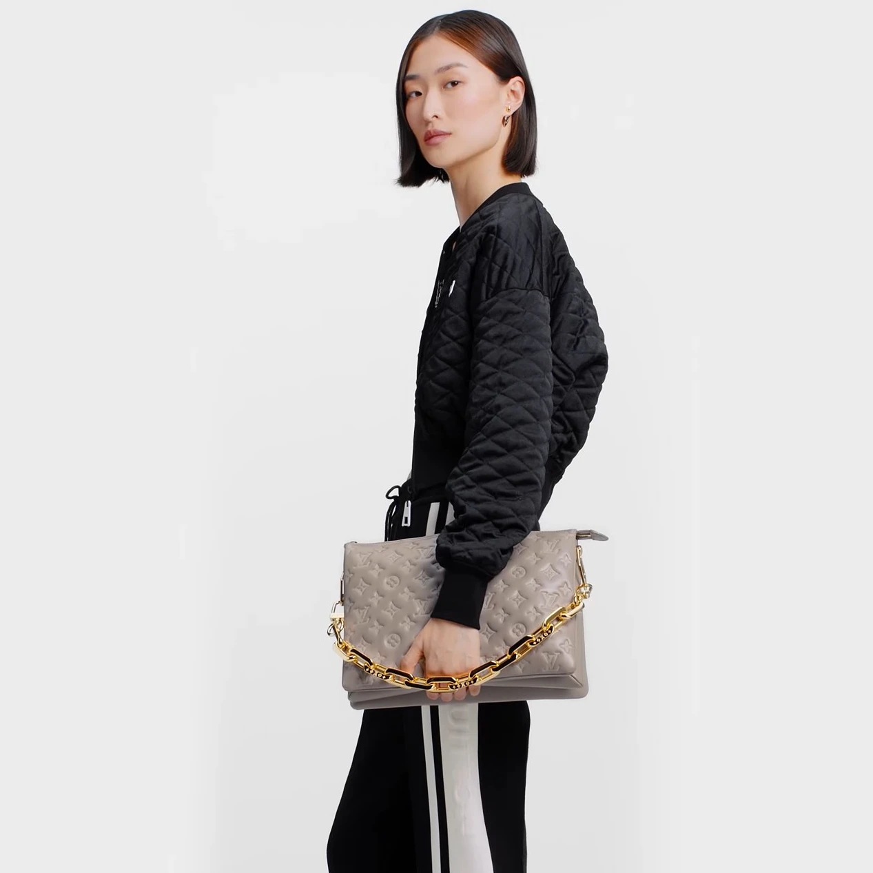Replica bags Louis Vuitton M20771 Coussin MM Grey
