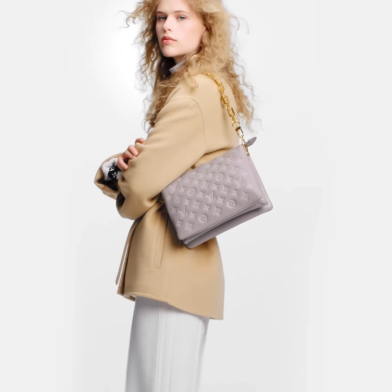 Replica bags lv Louis Vuitton M20842 Coussin PM Grey