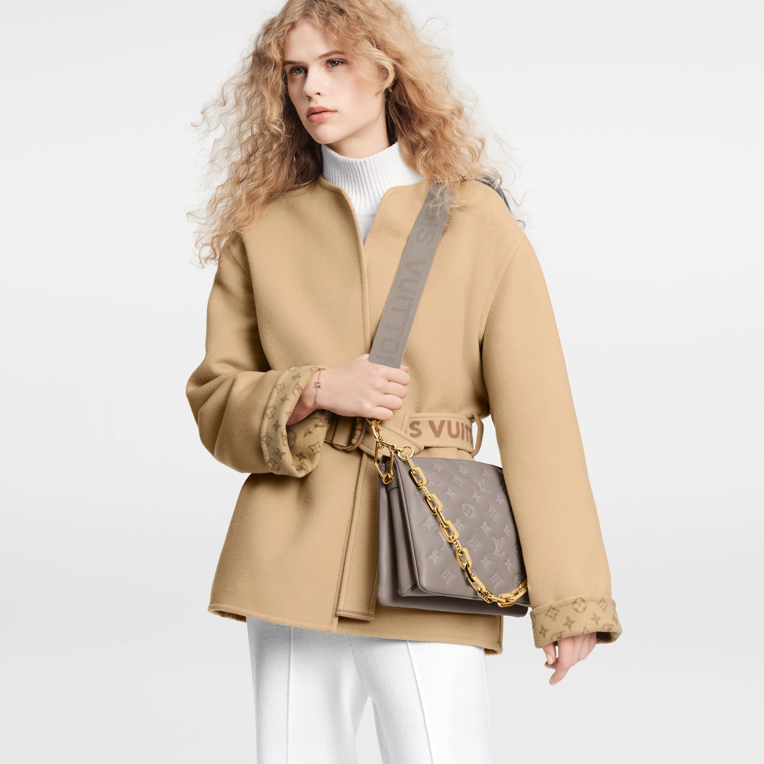 Replica bags lv Louis Vuitton M20842 Coussin PM Grey