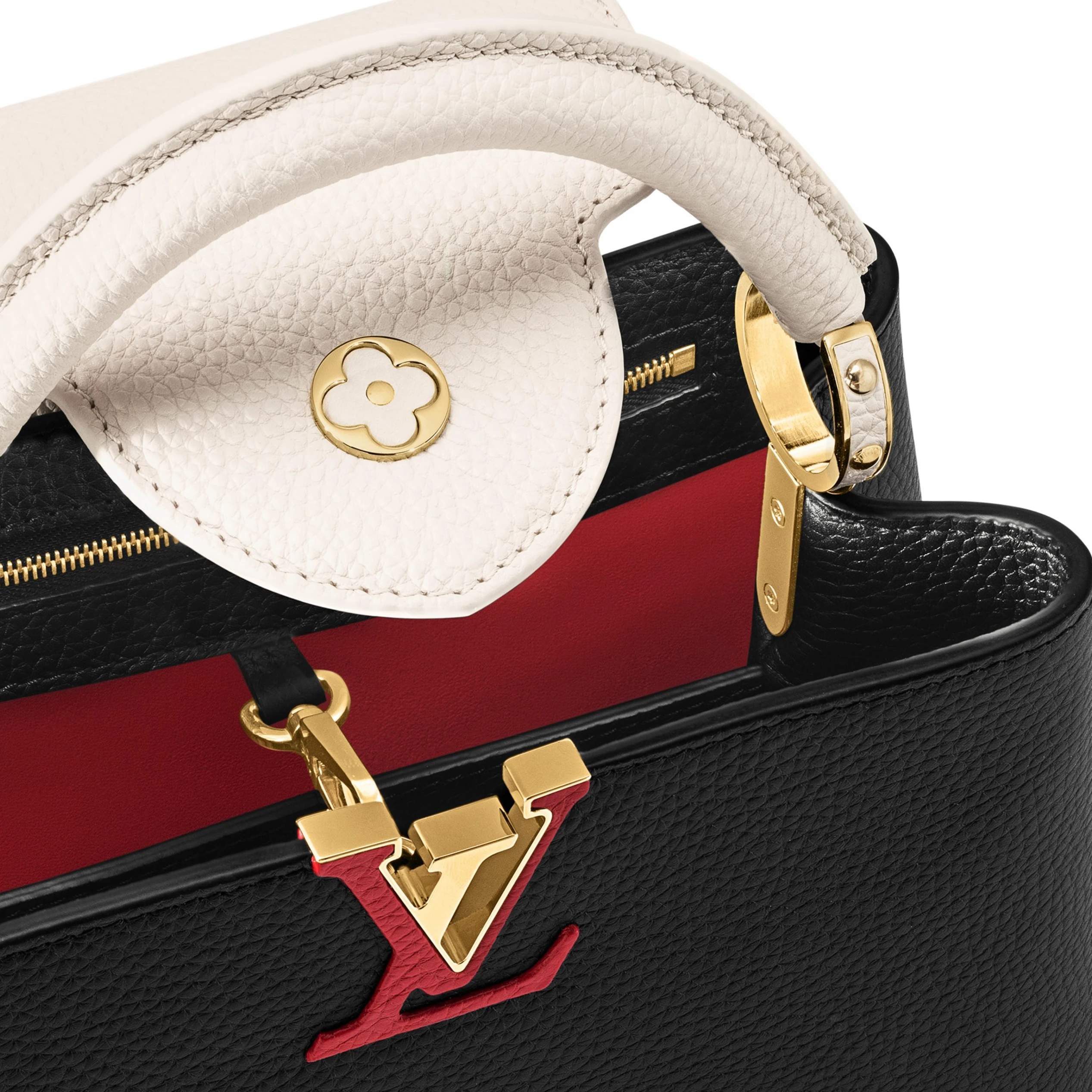 Top lv Louis Vuitton M21043 Capucines BB Black