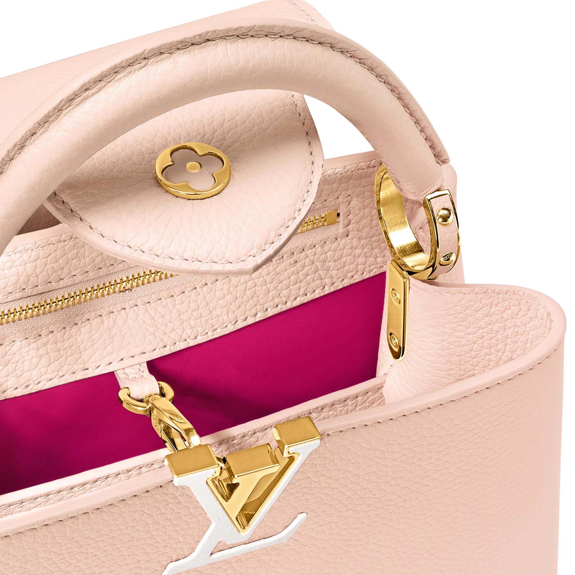 Replica bags lv Louis Vuitton M21643 Capucines BB Bag Jasmine Pink