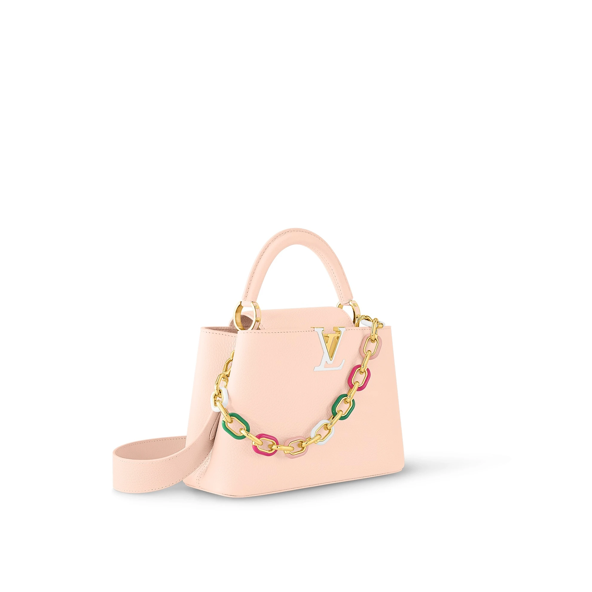 Replica bags lv Louis Vuitton M21643 Capucines BB Bag Jasmine Pink