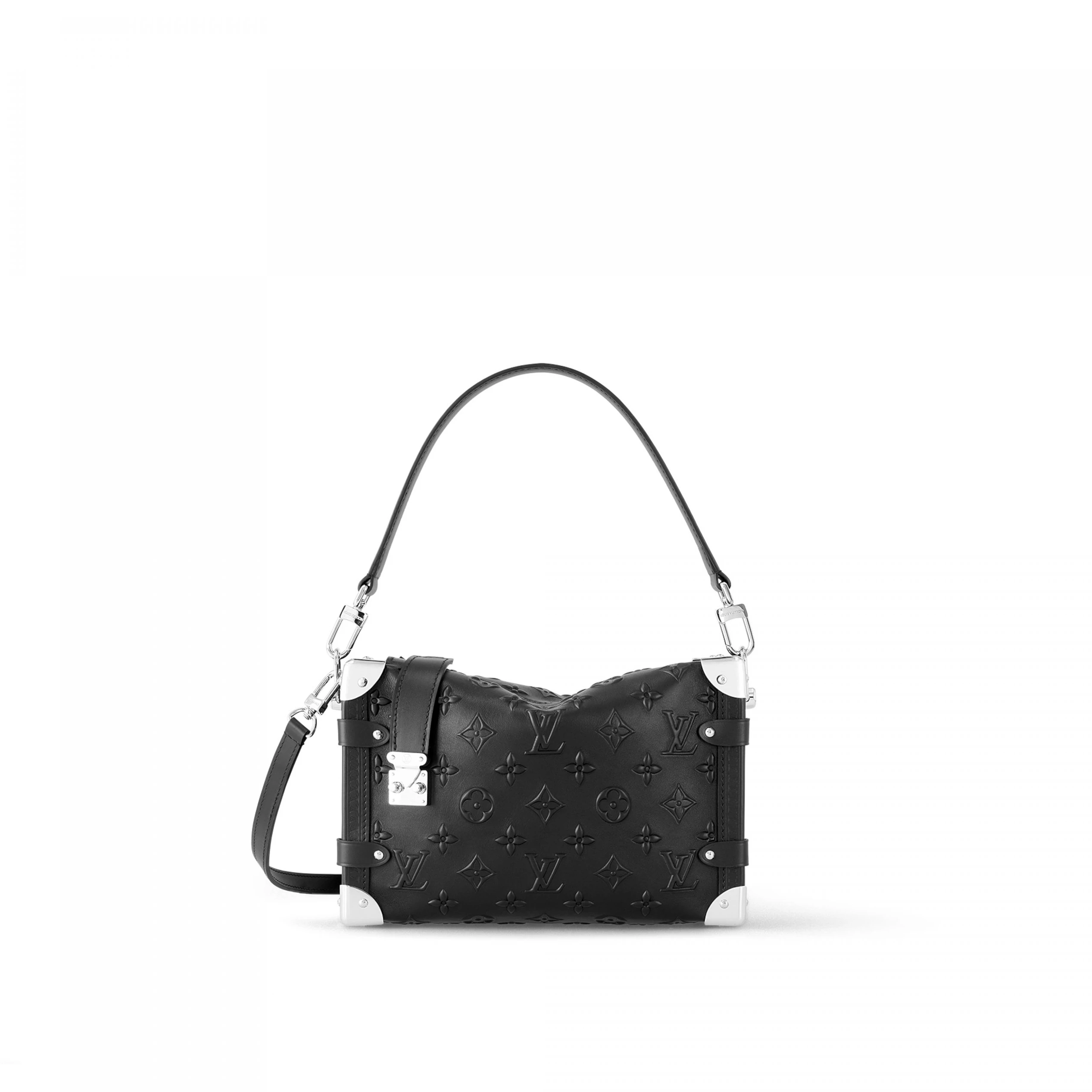 Louis Vuitton M21709 Side Trunk MM Black Fashion Leather