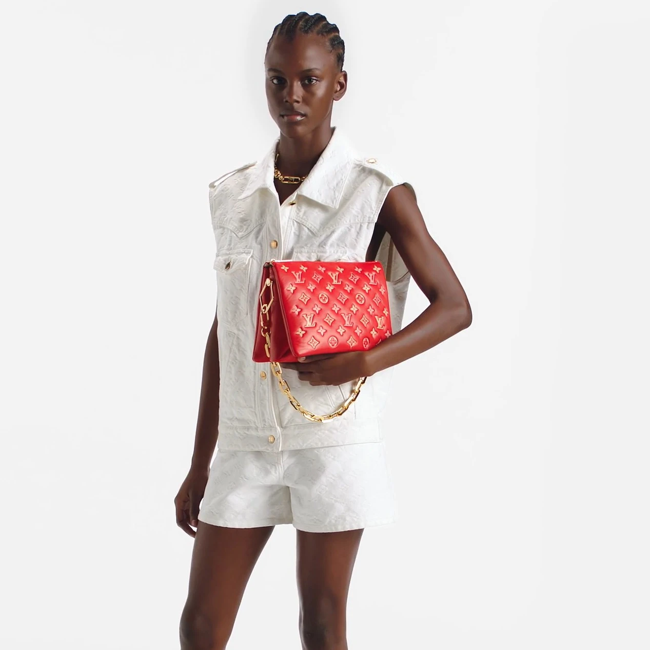 Replica bags lv Louis Vuitton M22397 Coussin PM Red