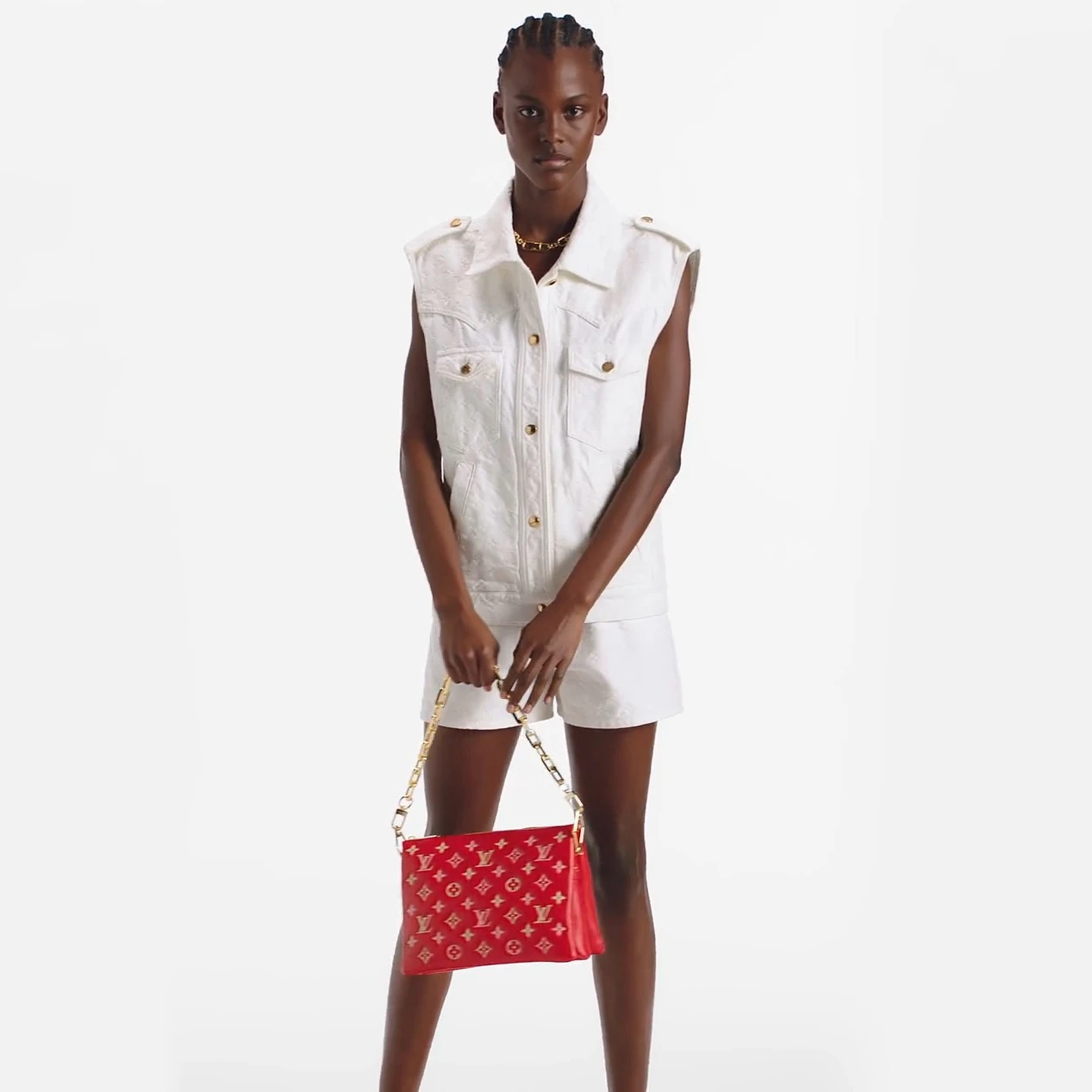 Replica bags lv Louis Vuitton M22397 Coussin PM Red
