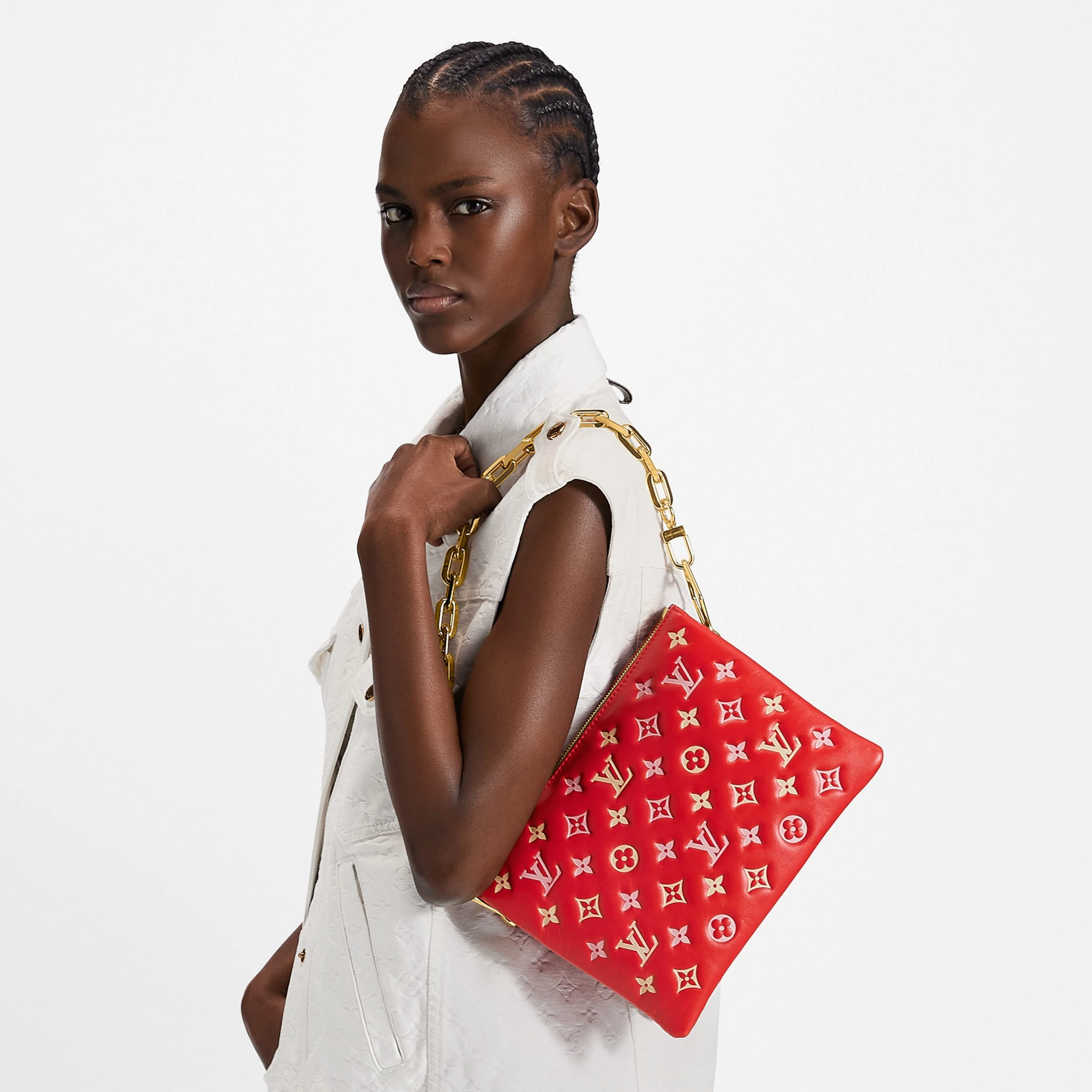 Replica bags lv Louis Vuitton M22397 Coussin PM Red