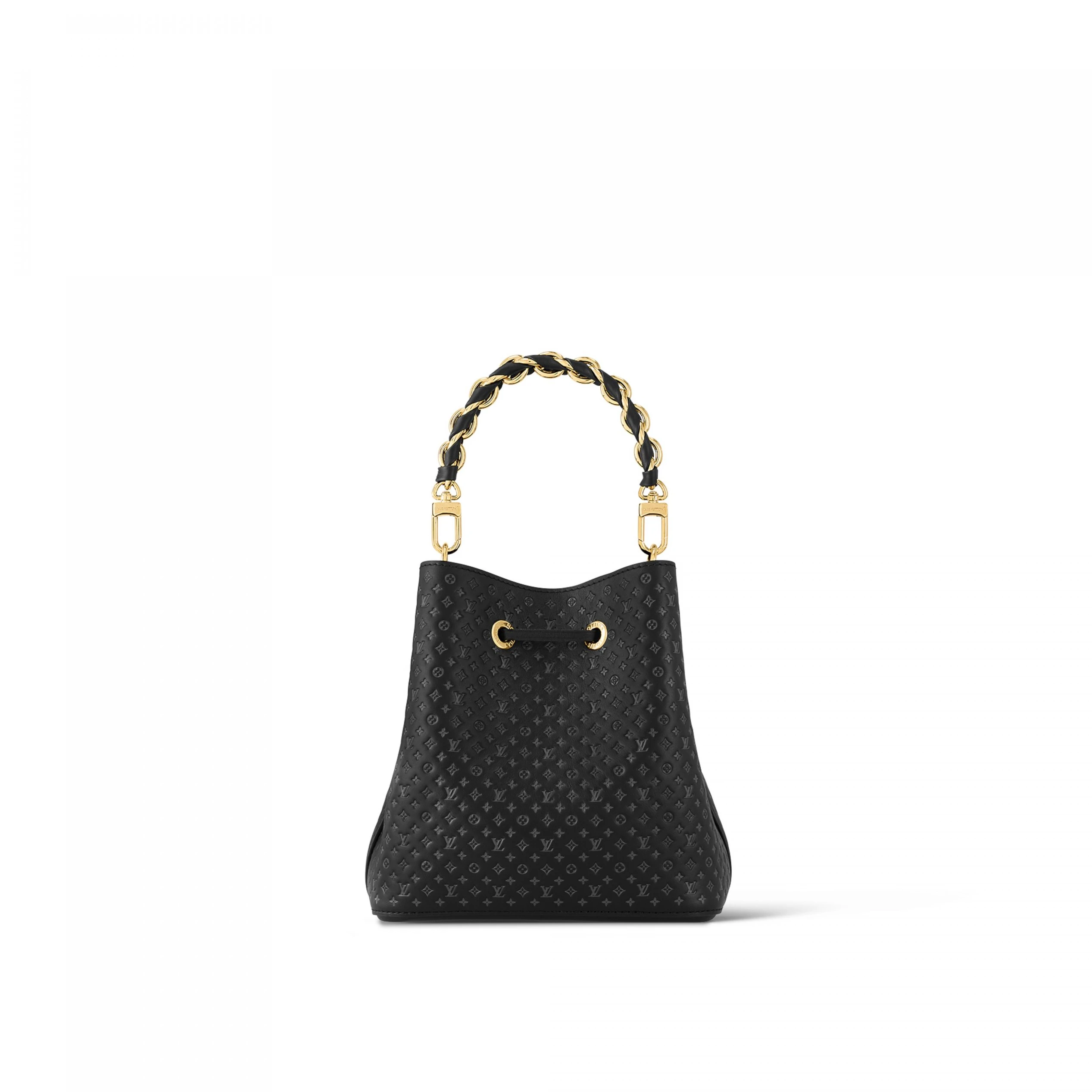 Replica bags Louis Vuitton M22598 Calfskin Black Néonoé BB