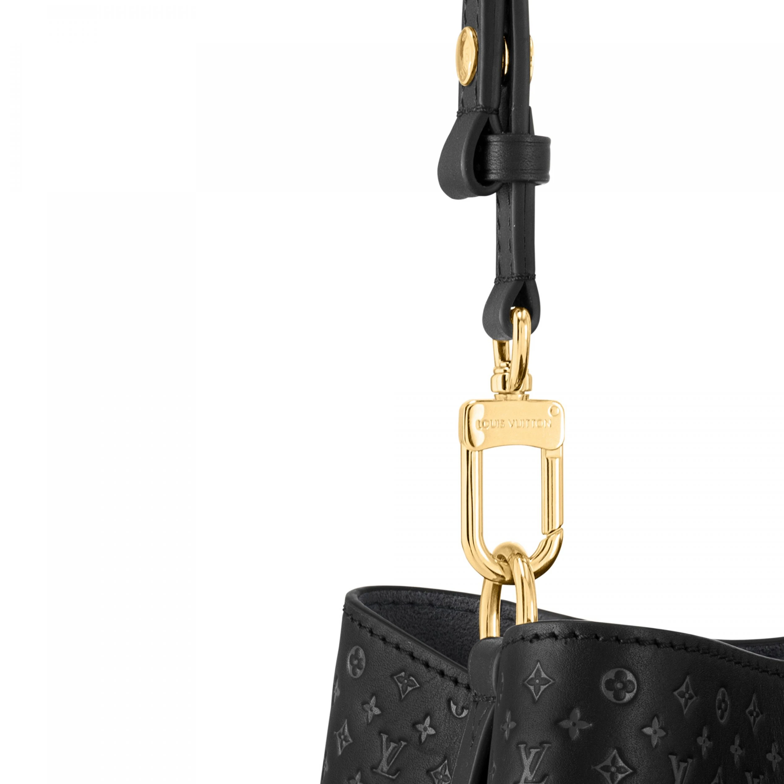 Replica bags Louis Vuitton M22598 Calfskin Black Néonoé BB