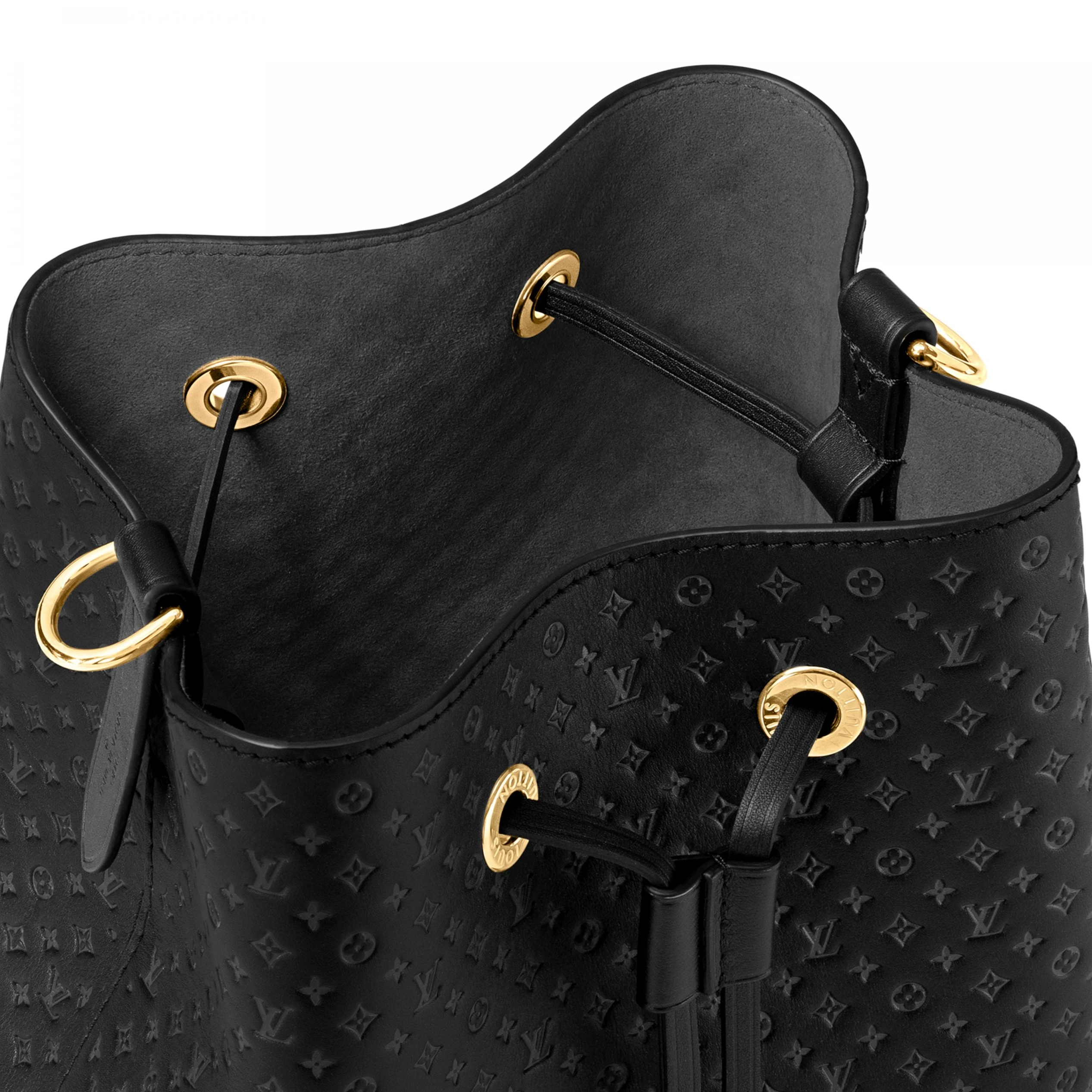 Replica bags Louis Vuitton M22598 Calfskin Black Néonoé BB